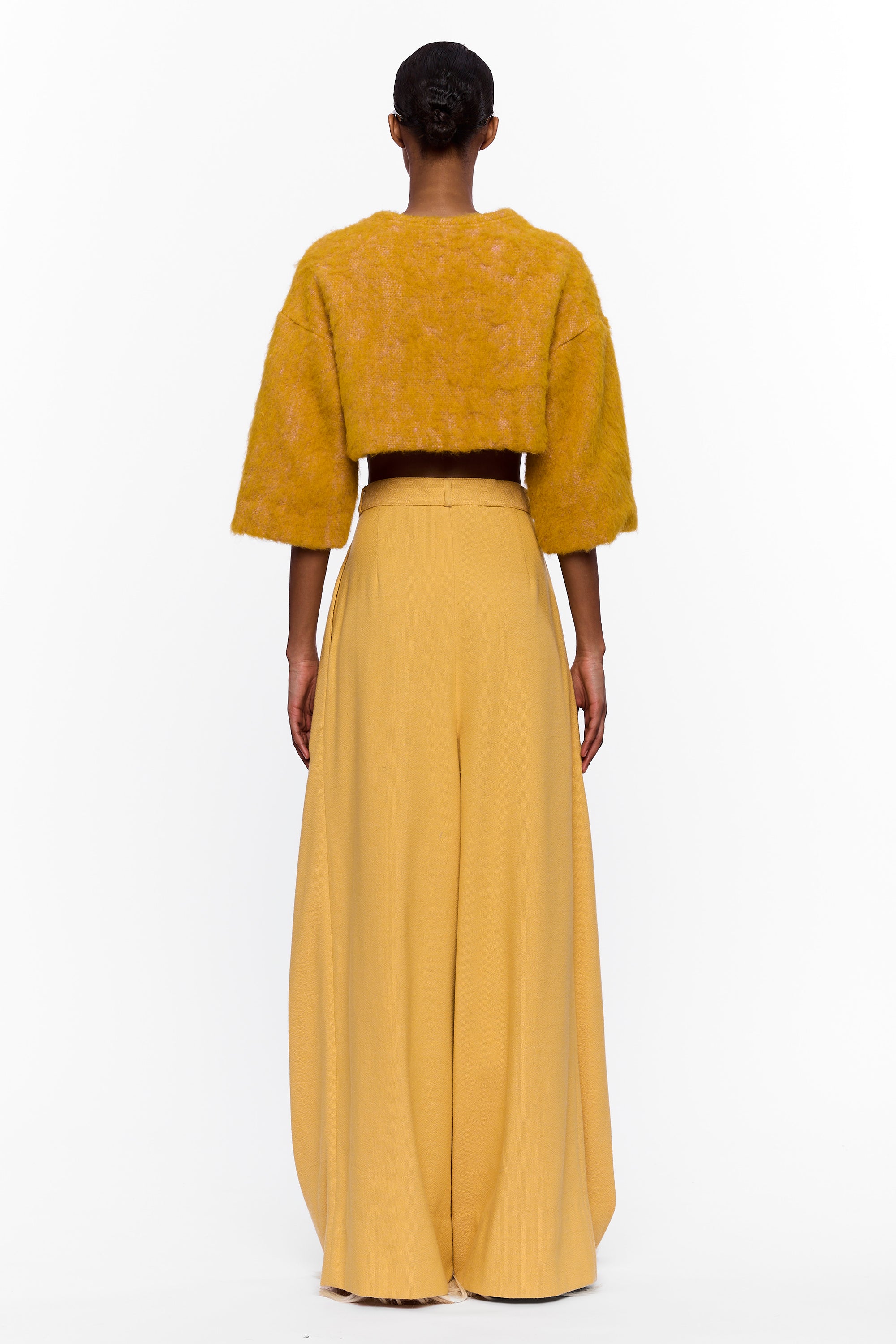 The Mid Rise Pant : Gold