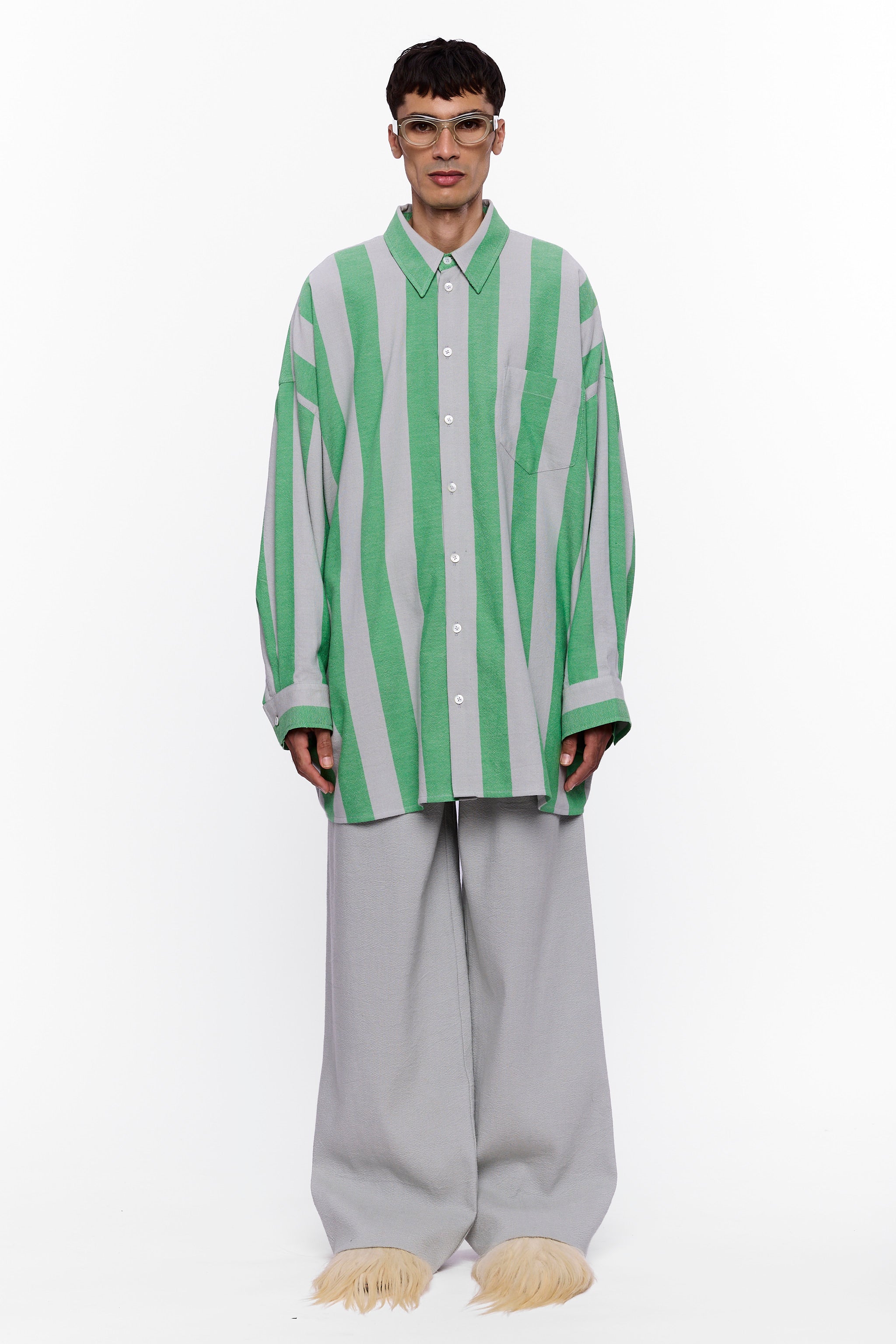 The Oversized Shirt : Stripe 10