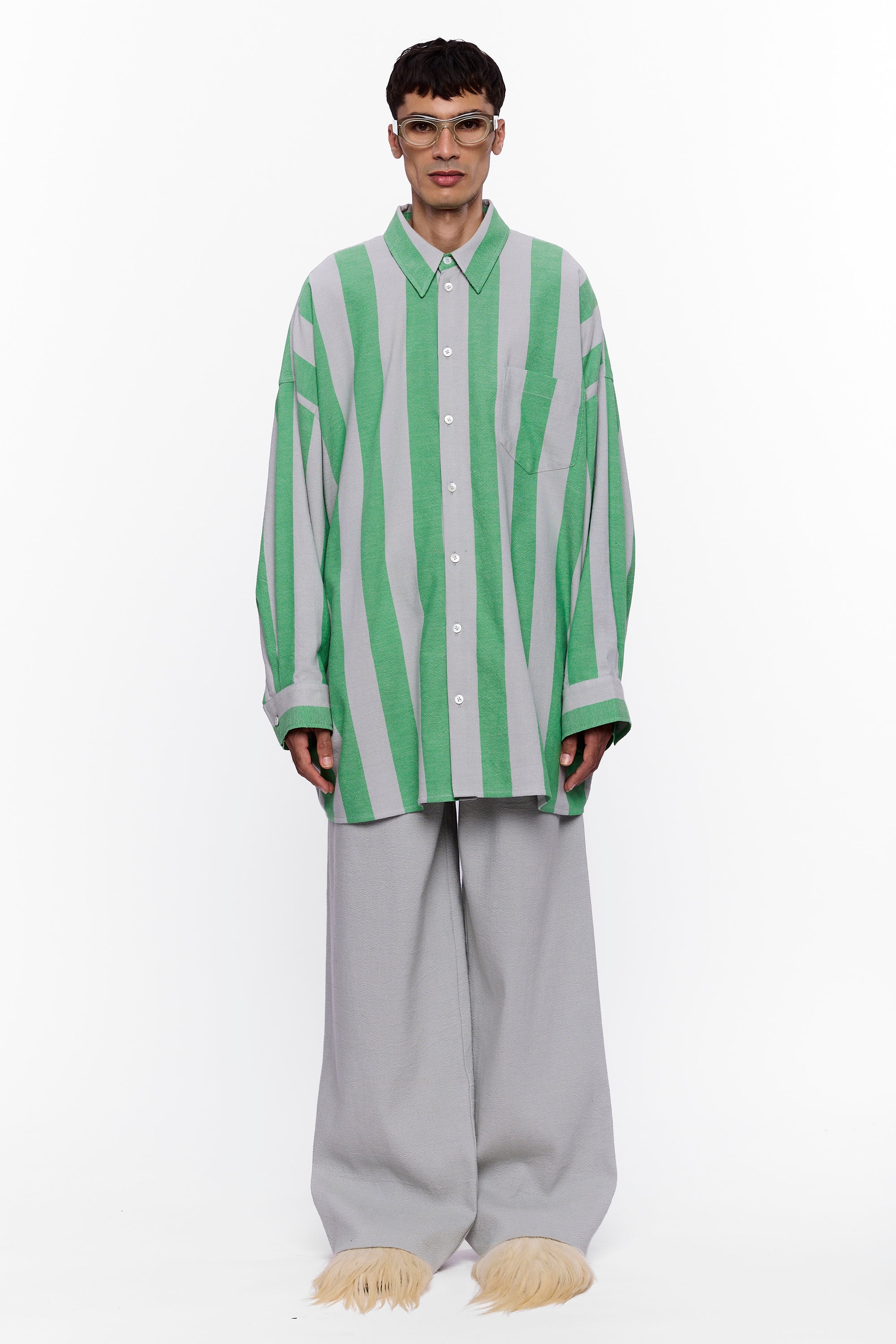 The Oversized Shirt : Stripe 10