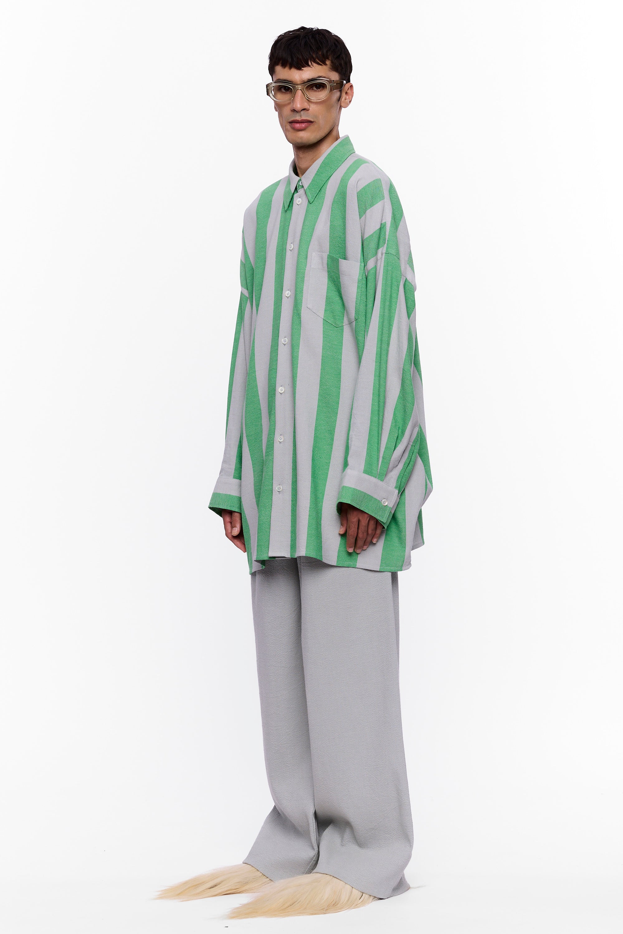 The Oversized Shirt : Stripe 10