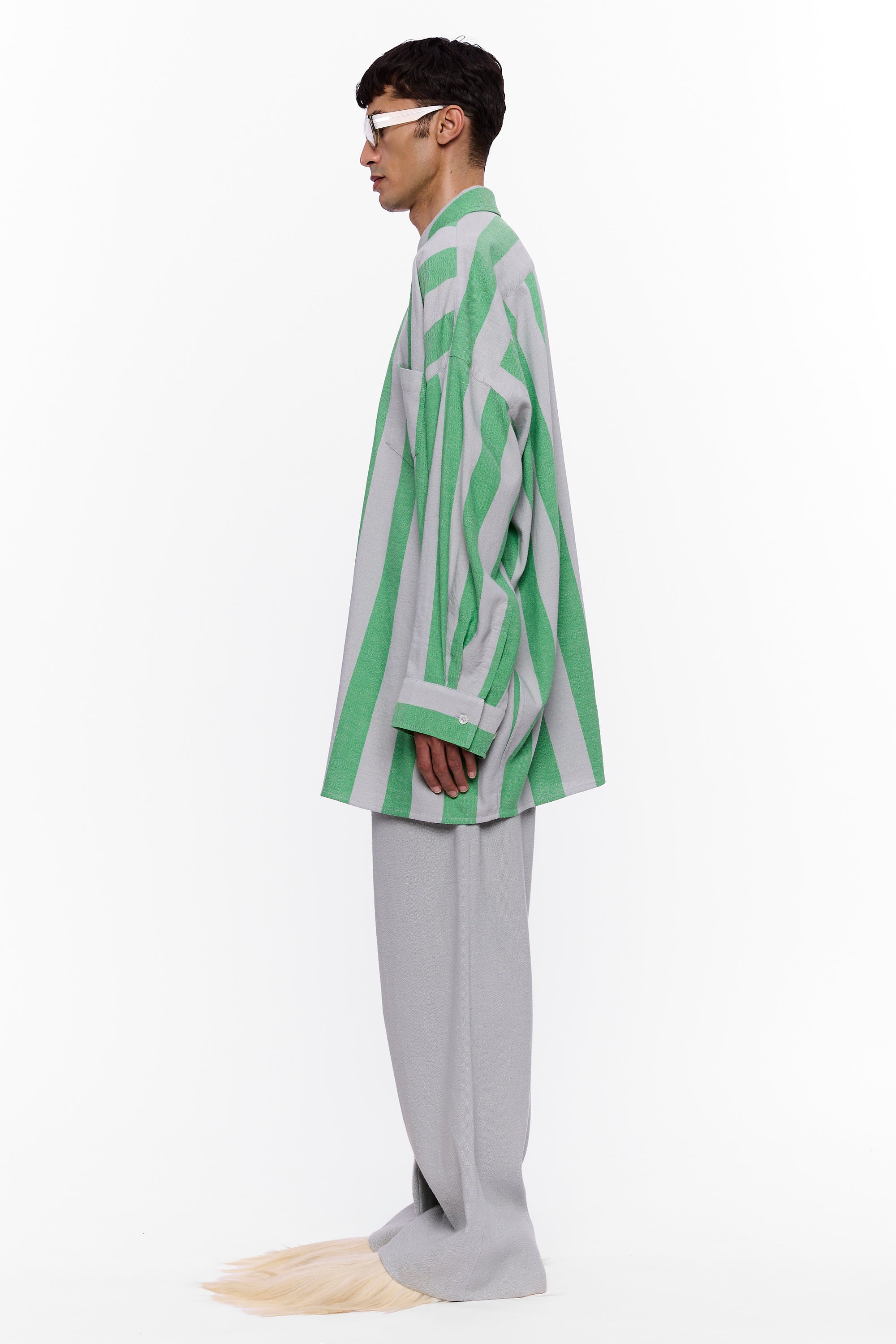 The Oversized Shirt : Stripe 10