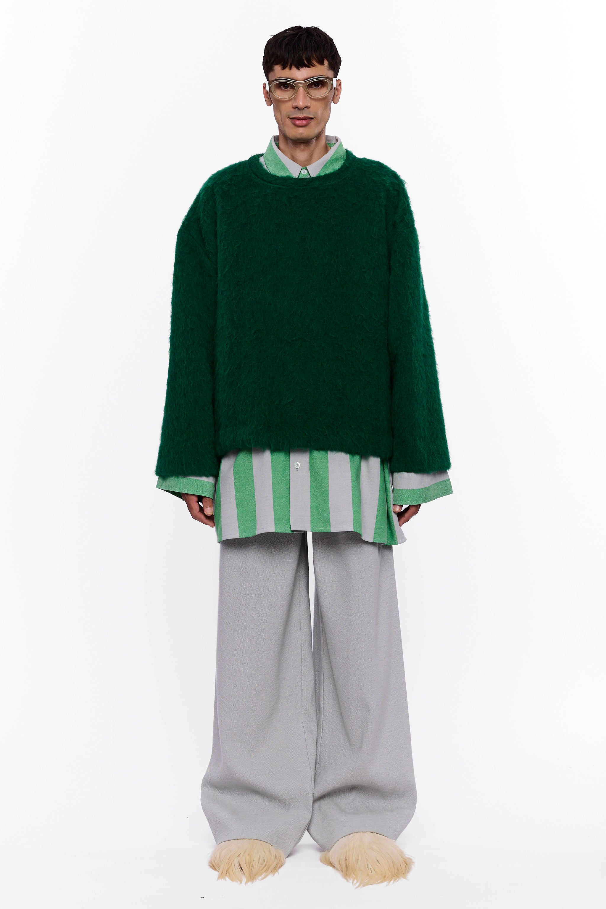 The Sweater : Eden Green Wool