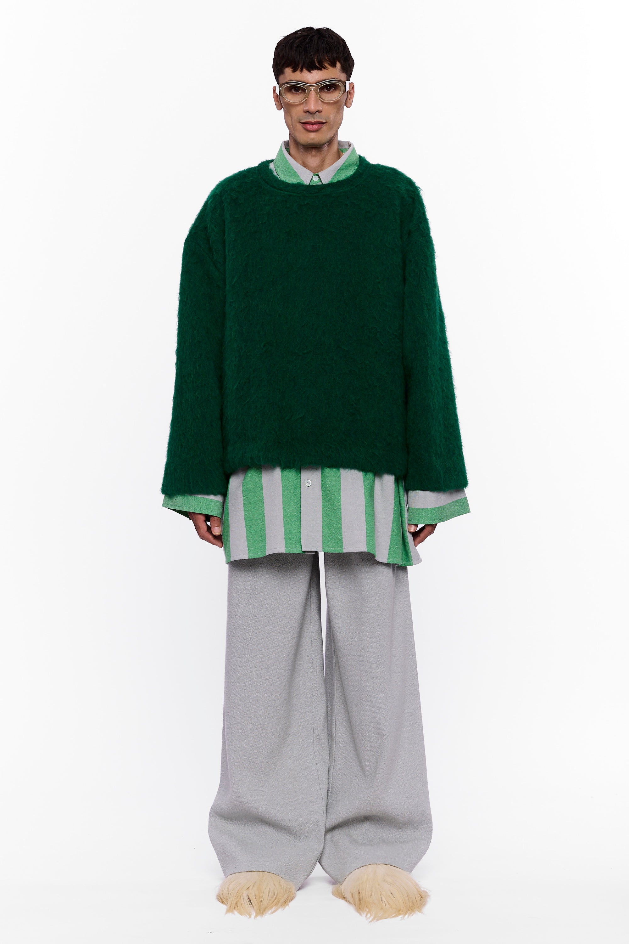 The Sweater : Eden Green Wool