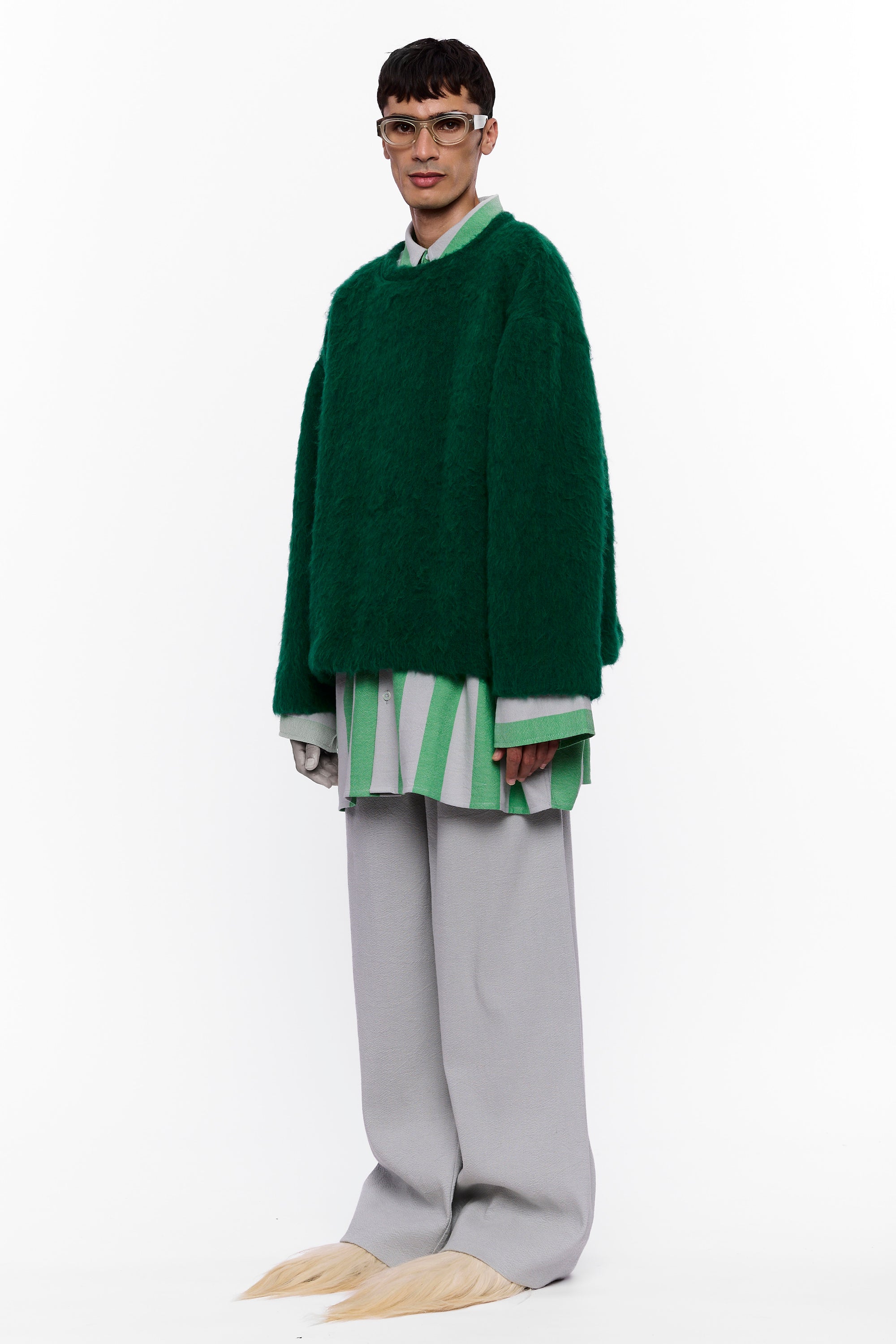 The Sweater : Eden Green Wool