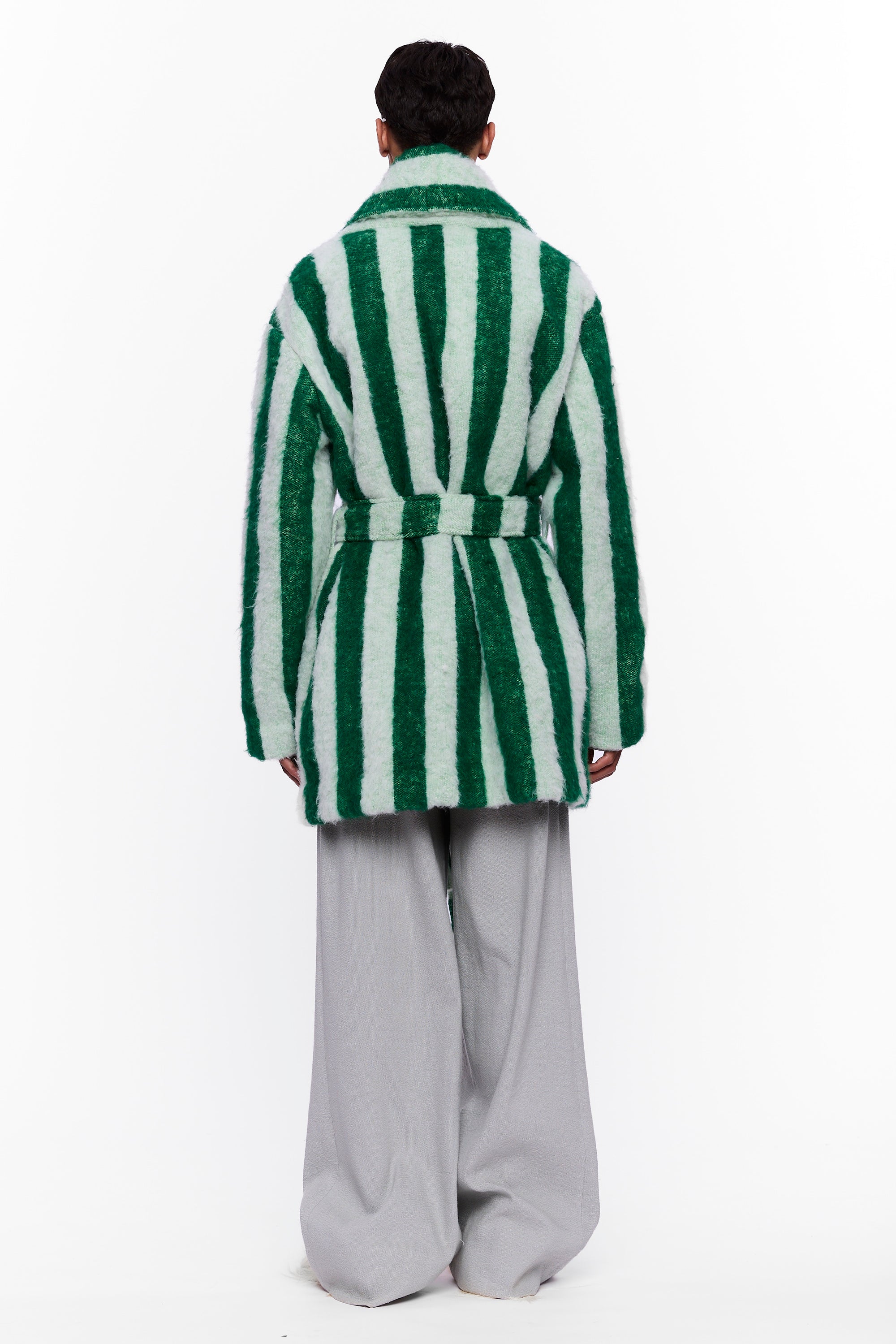 The Cardigan : Stripe 27 Wool