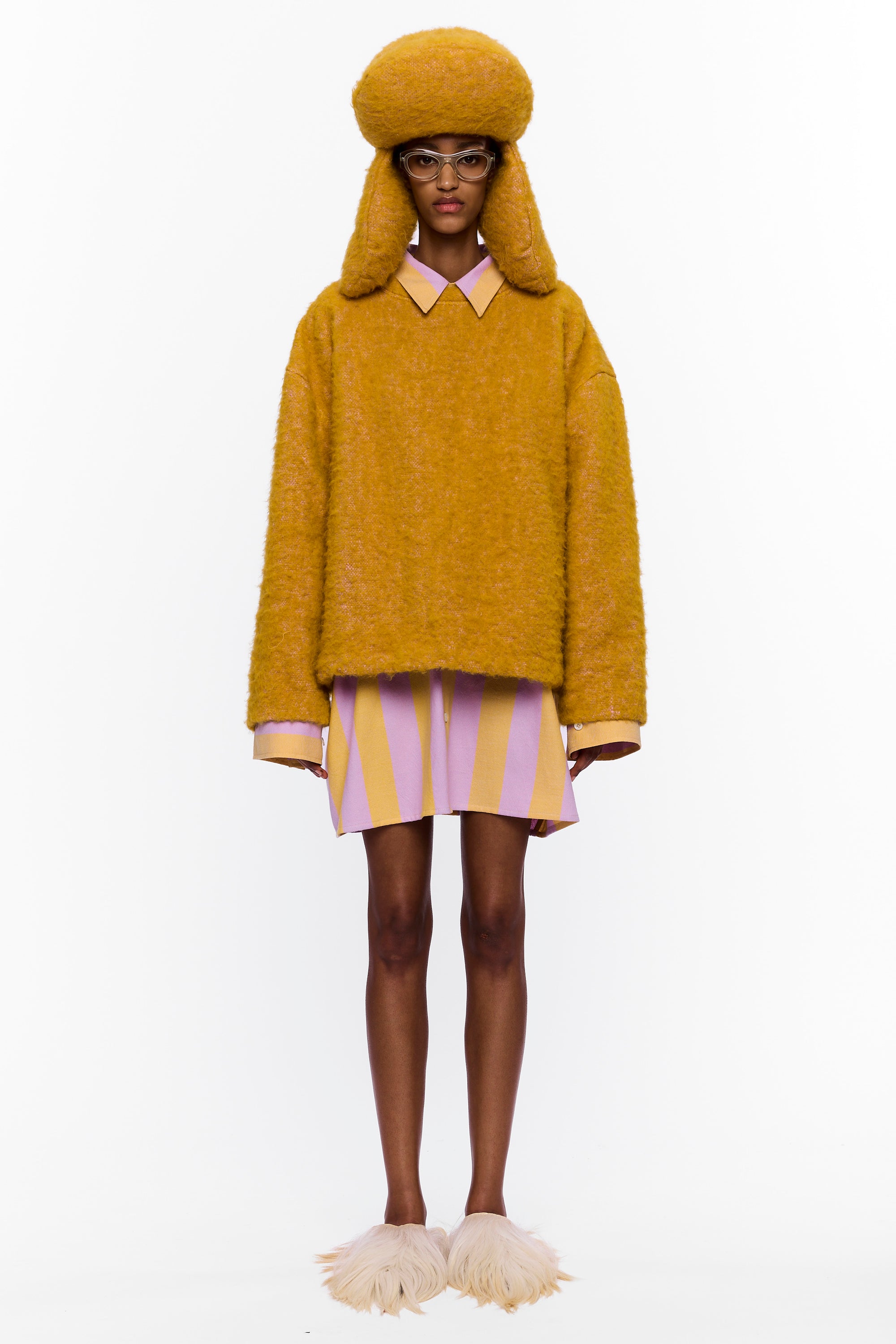 The Trapper Hat : Turmeric Wool