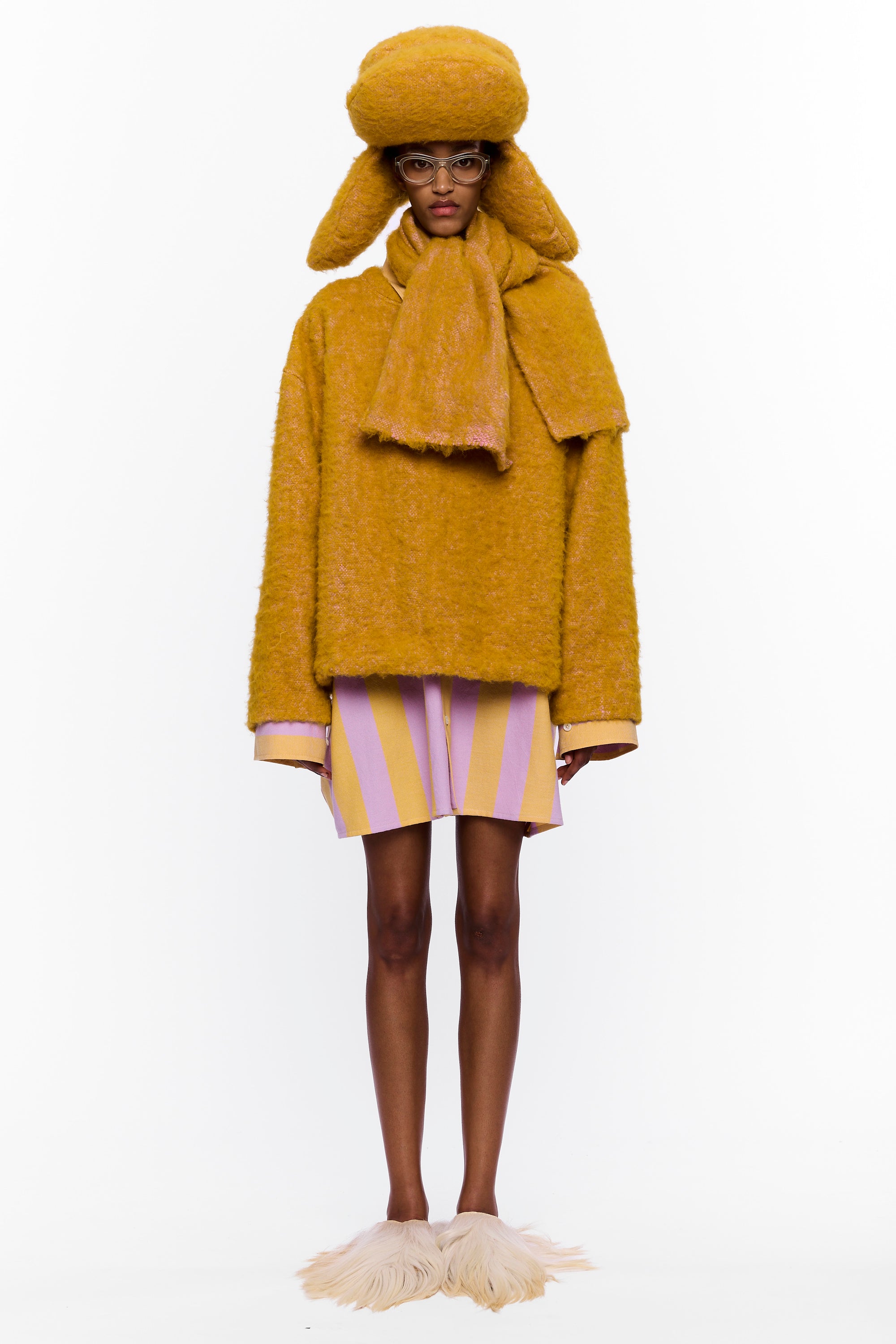 The Trapper Hat : Turmeric Wool