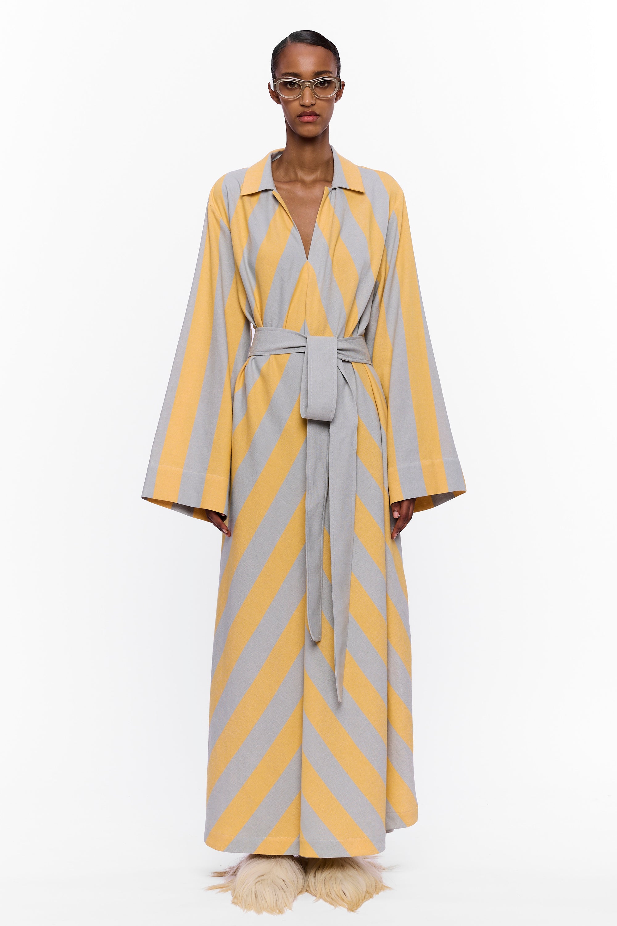 The V-Neck Caftan : Stripe 14