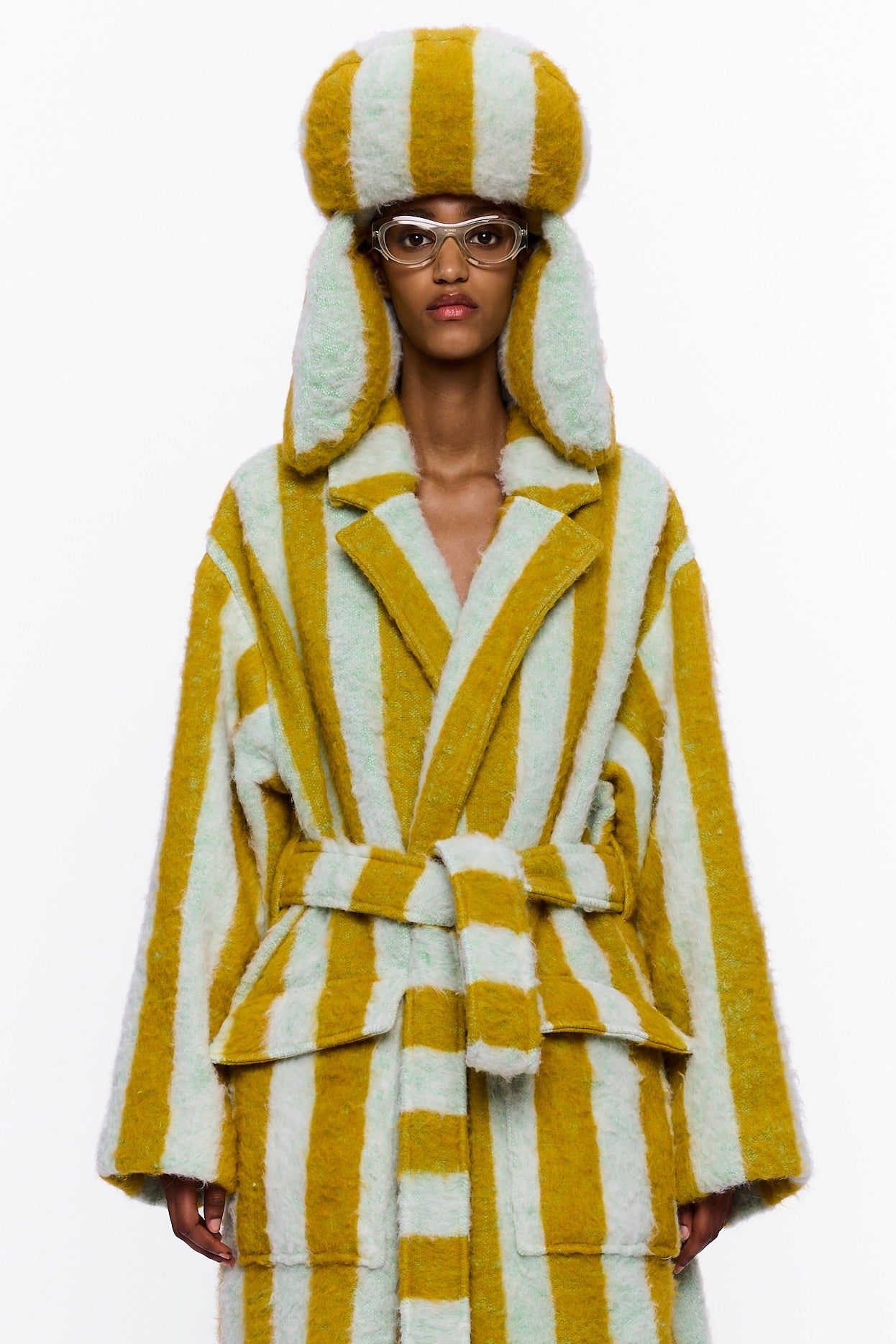 The Trapper Hat : Stripe 26 Wool