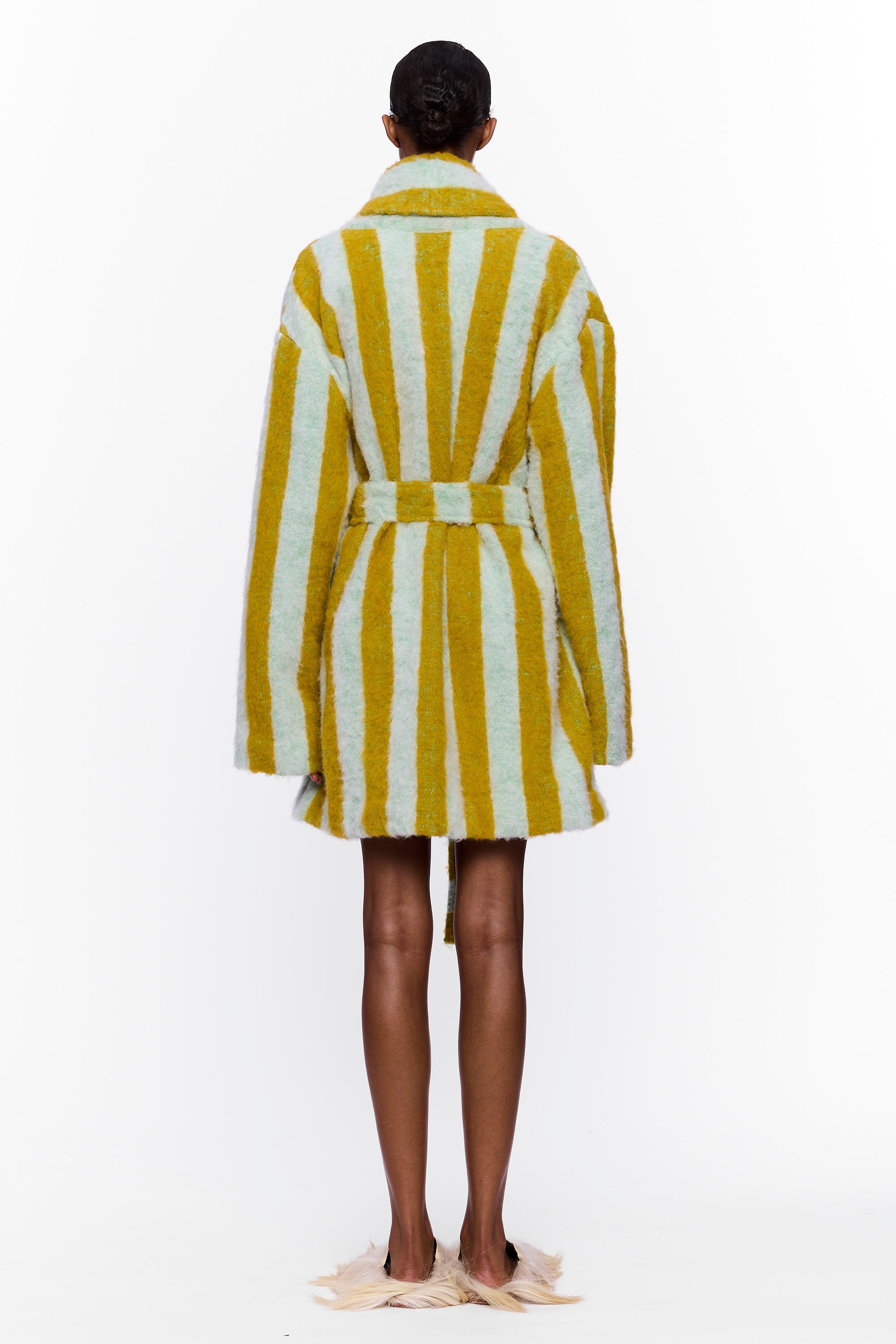 The Cardigan : Stripe 26 Wool