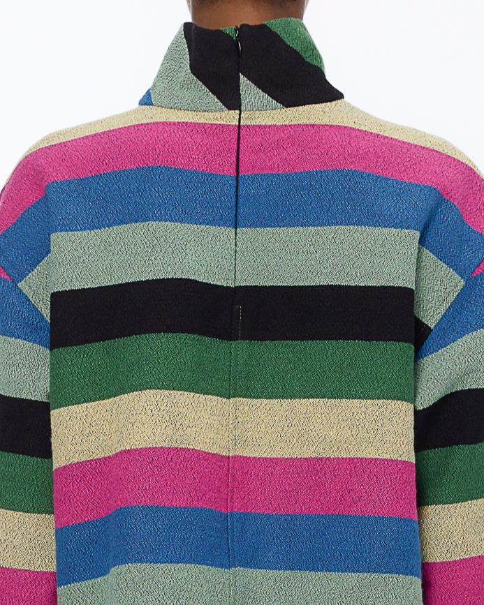 The Turtle Neck Sweater : Multicolor Boucle