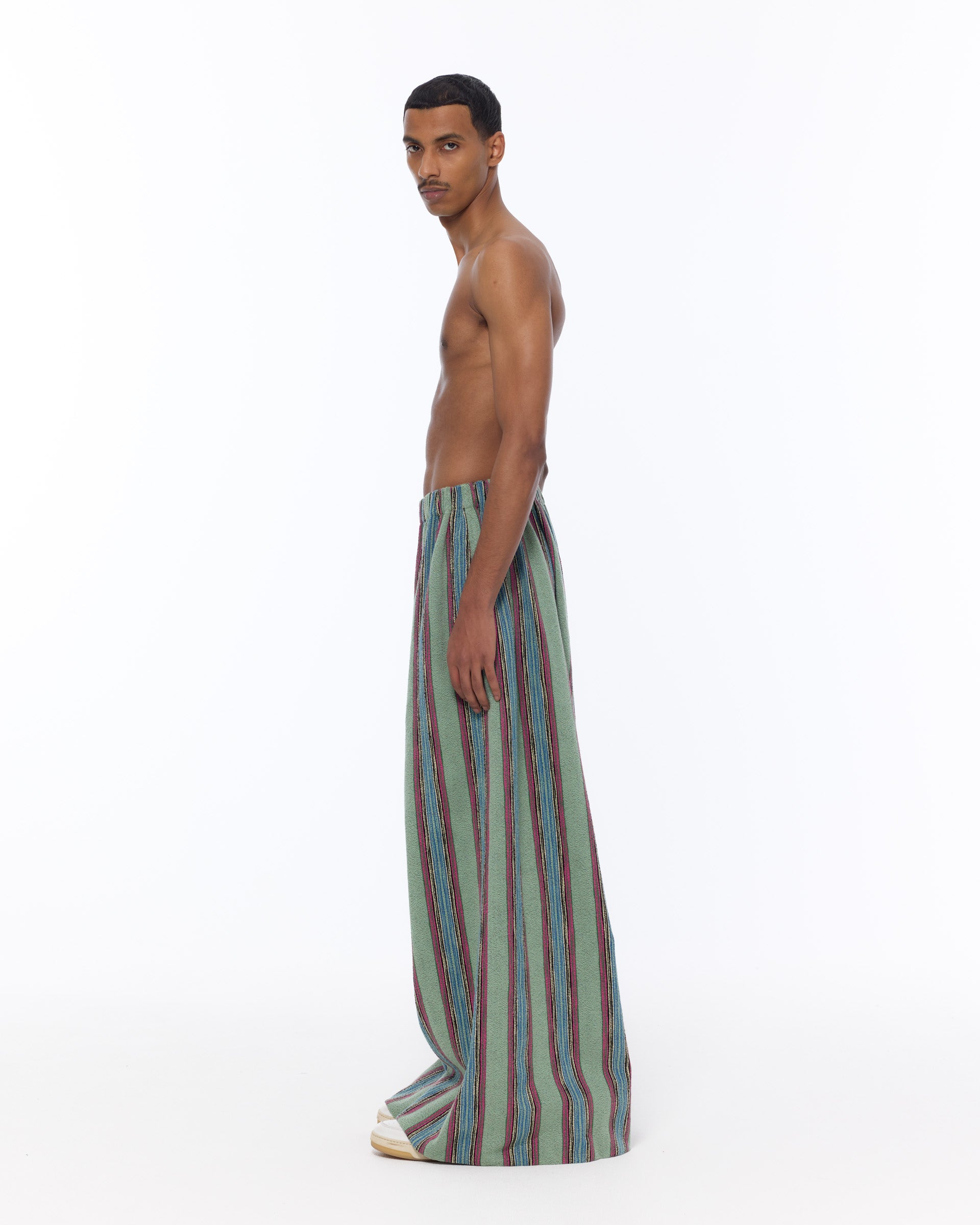 The Wide Leg Pant : Boucle