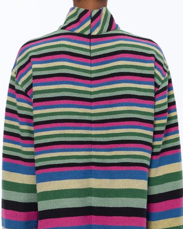 The Turtle Neck Dress : Multicolor Boucle