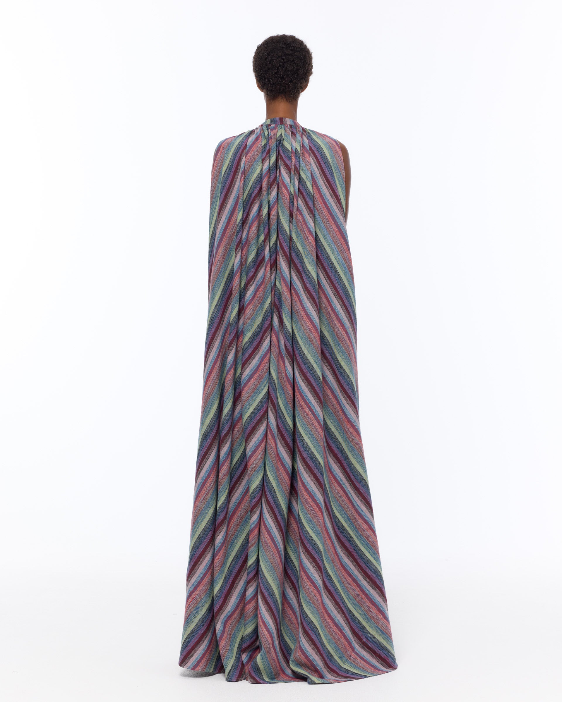 The Cape Dress : Stripe 197