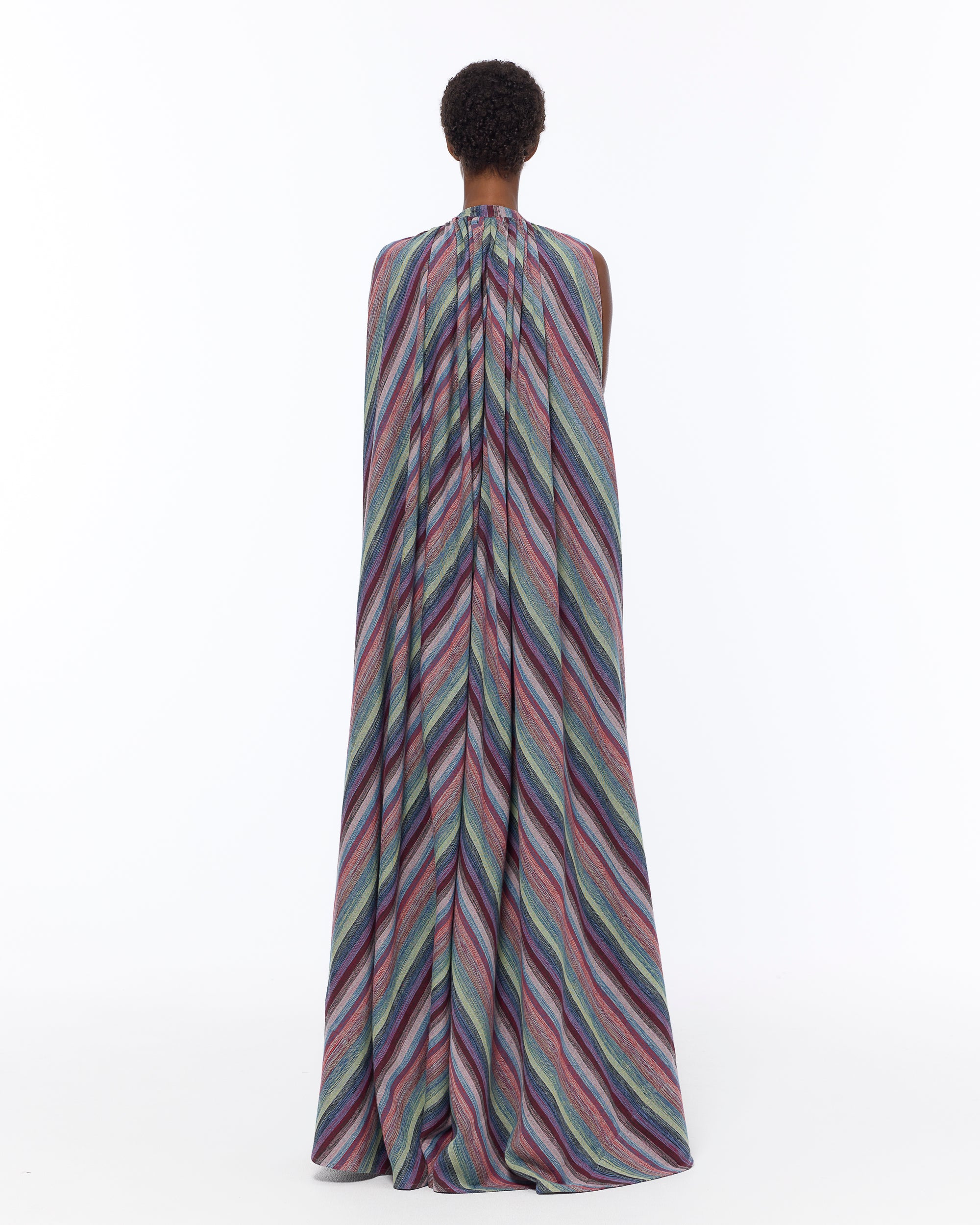 The Cape Dress : Stripe 197