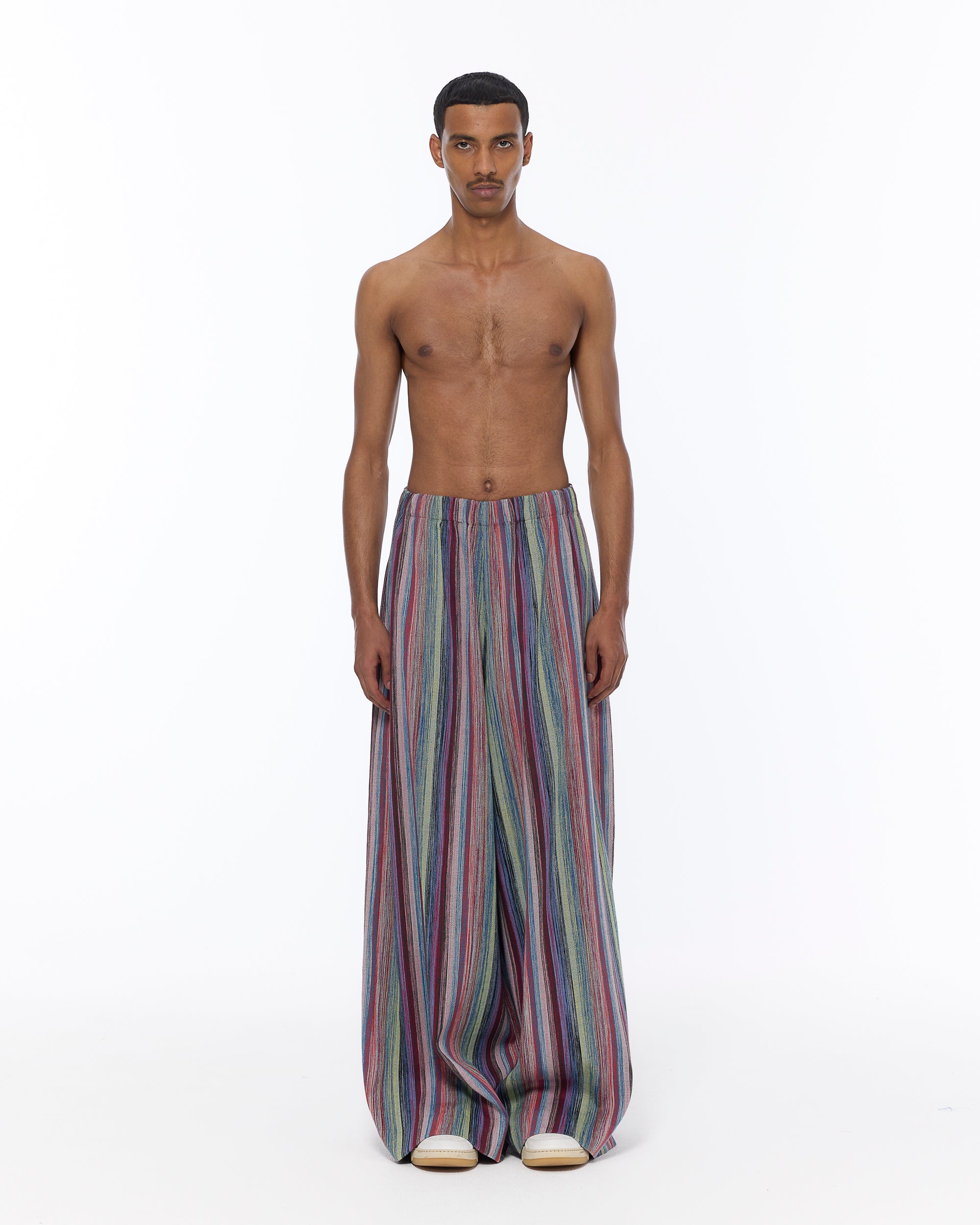 The Wide Leg Pant : Stripe 197