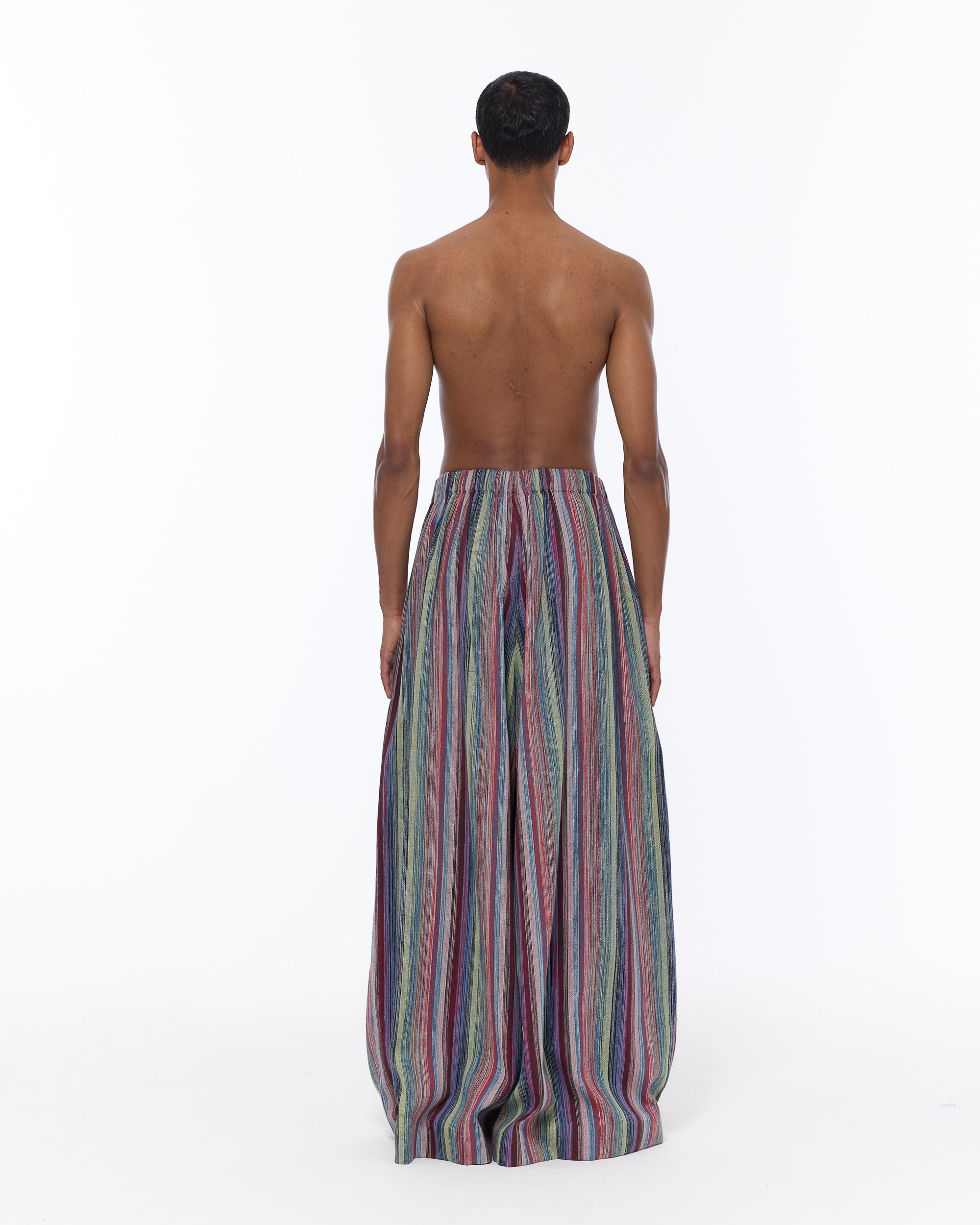 The Wide Leg Pant : Stripe 197