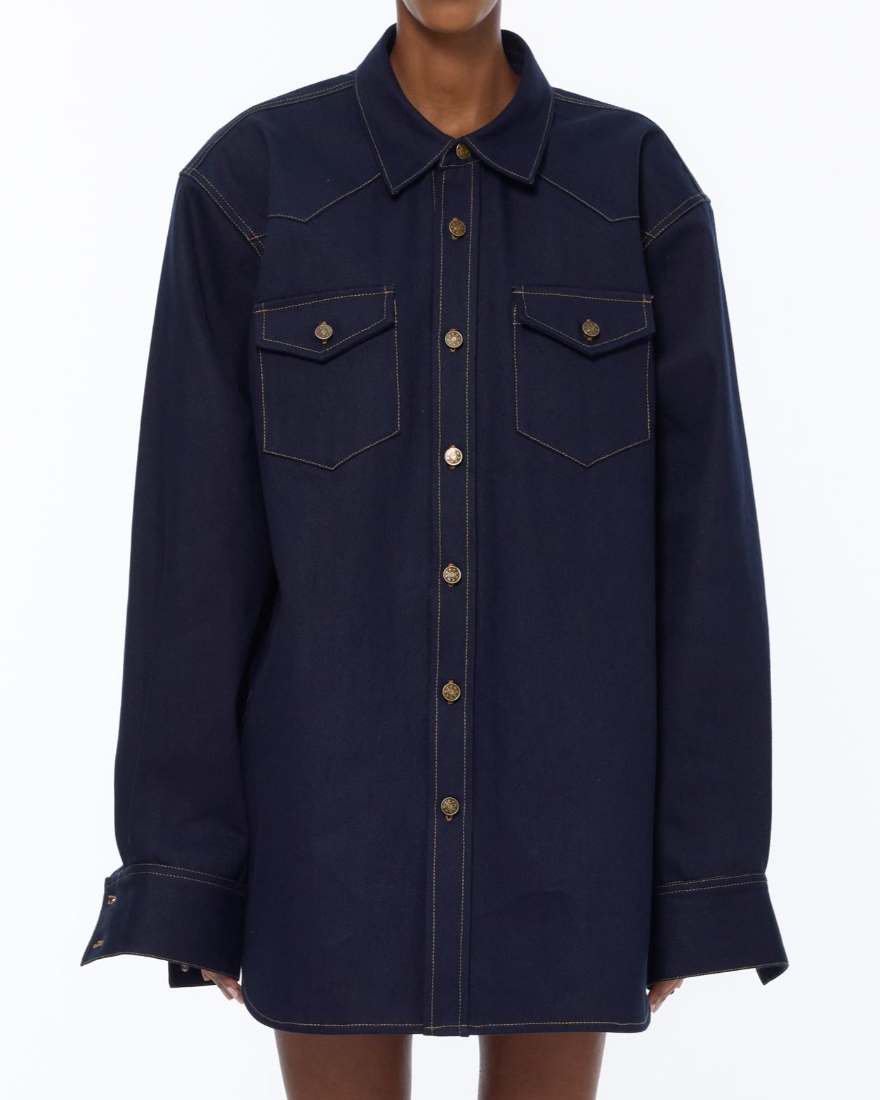 The Shirt Jacket : Selvedge Denim