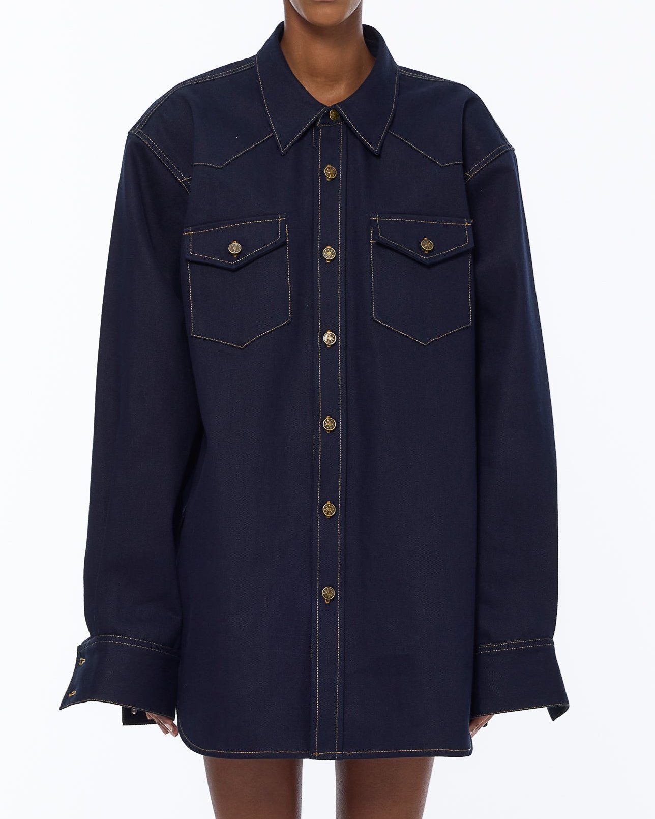 The Shirt Jacket : Selvedge Denim