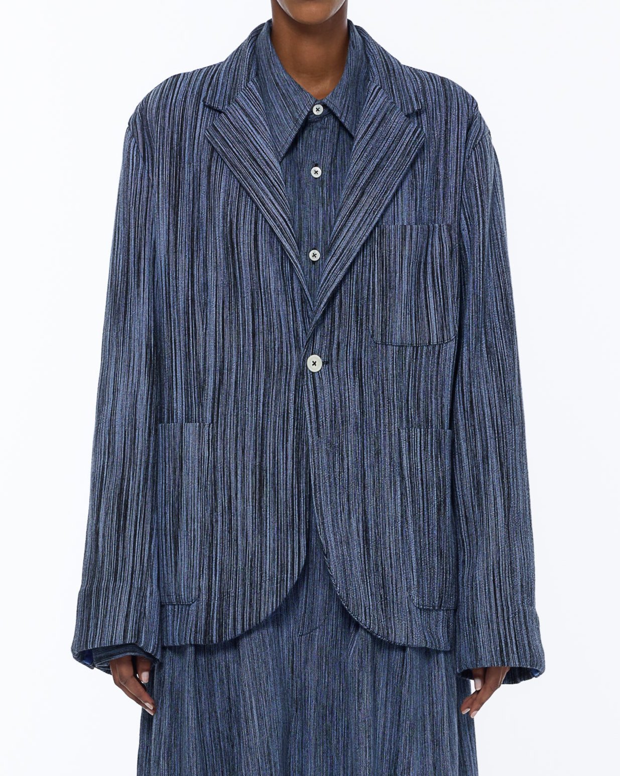 The Blazer : Parisian Blue Chambray