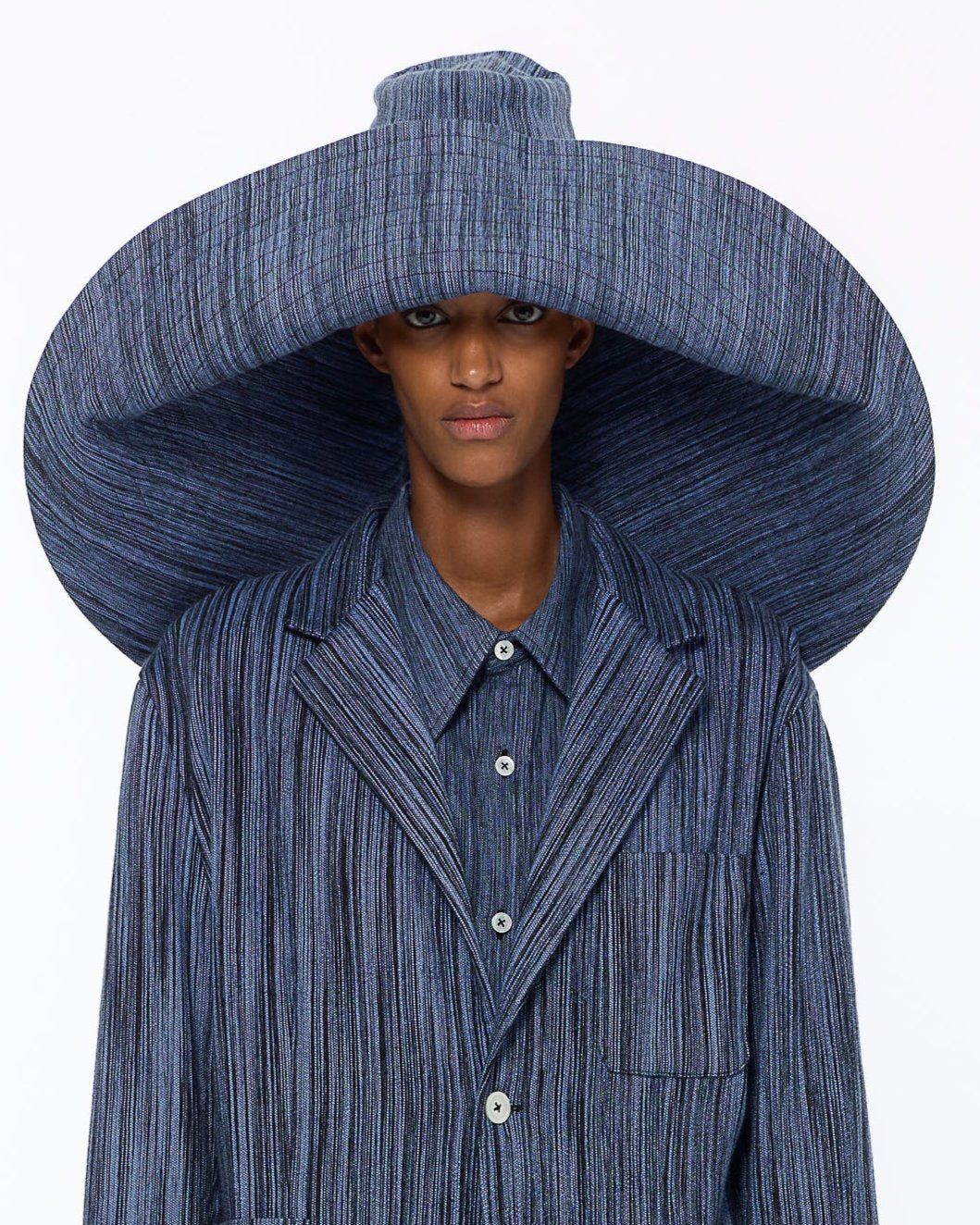 The Pamela Hat : Parisian Blue Chambray