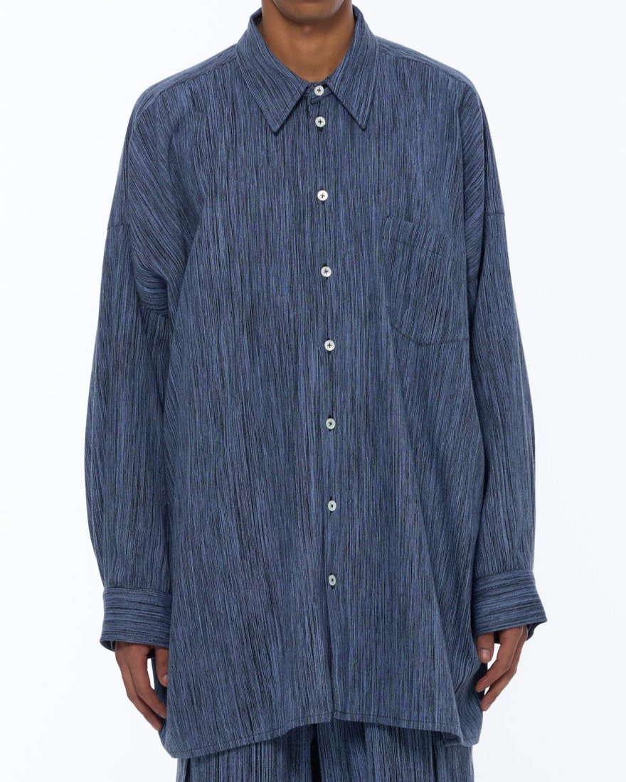 The Oversized Shirt : Parisian Blue Chambray