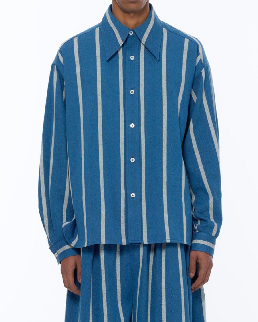 The Large Collar Shirt : Stripe 53