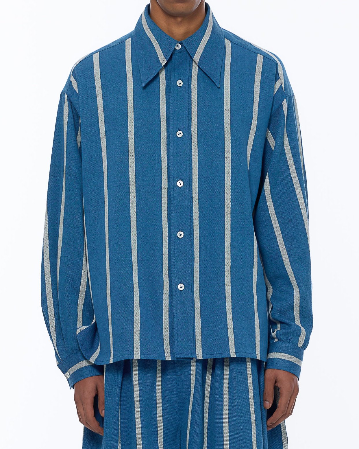 The Large Collar Shirt : Stripe 53