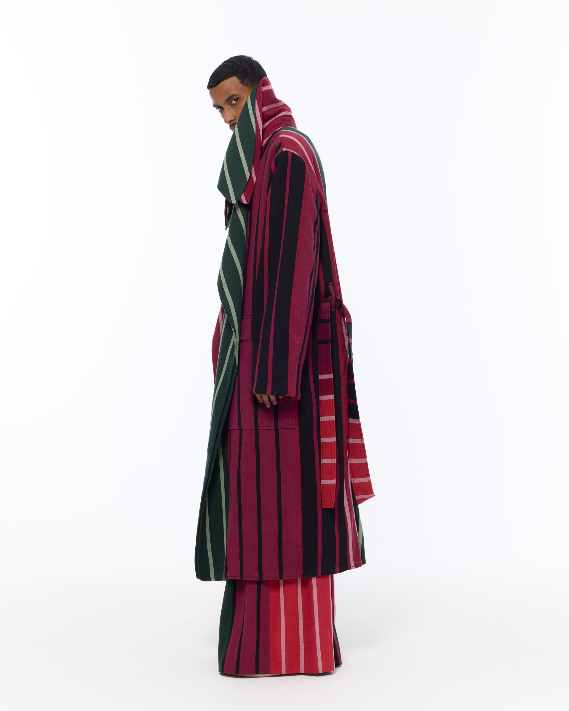 The Double Lapel Overcoat : Stripe 227