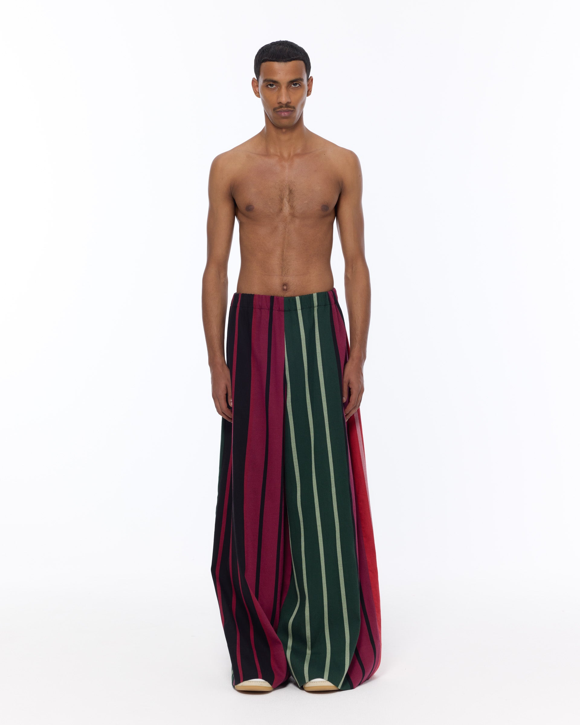 The Wide Leg Pant : Stripe 227