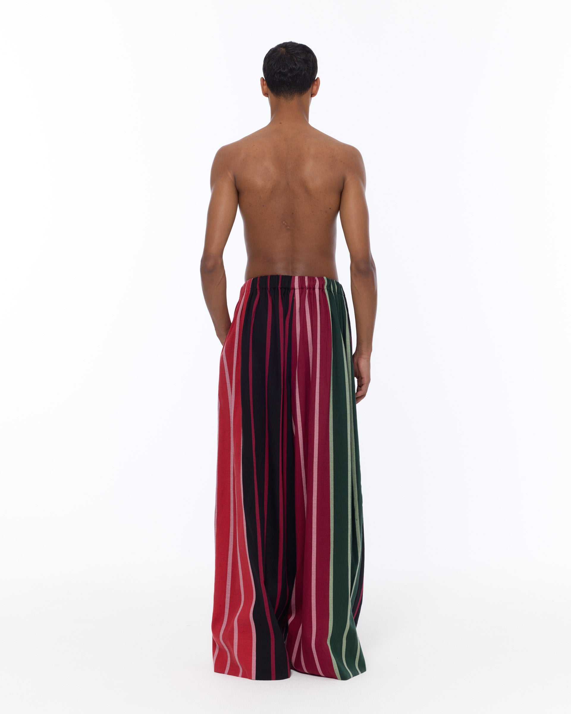 The Wide Leg Pant : Stripe 227