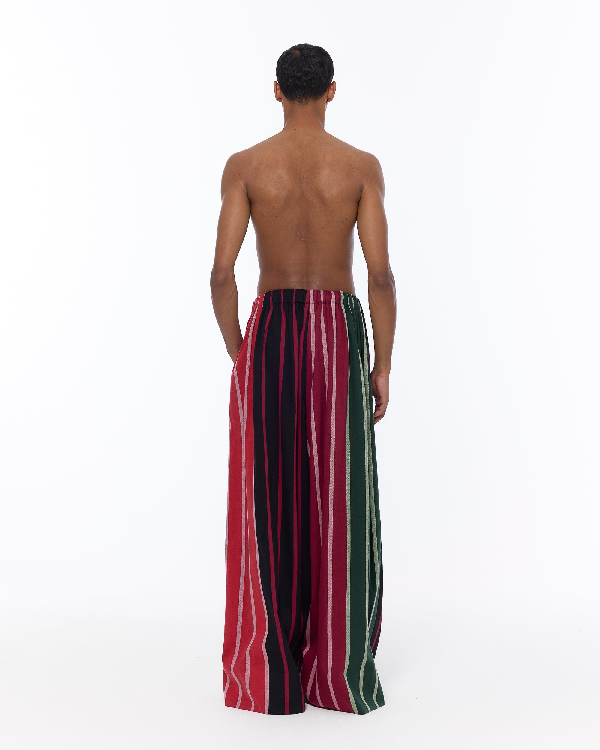 The Wide Leg Pant : Stripe 227