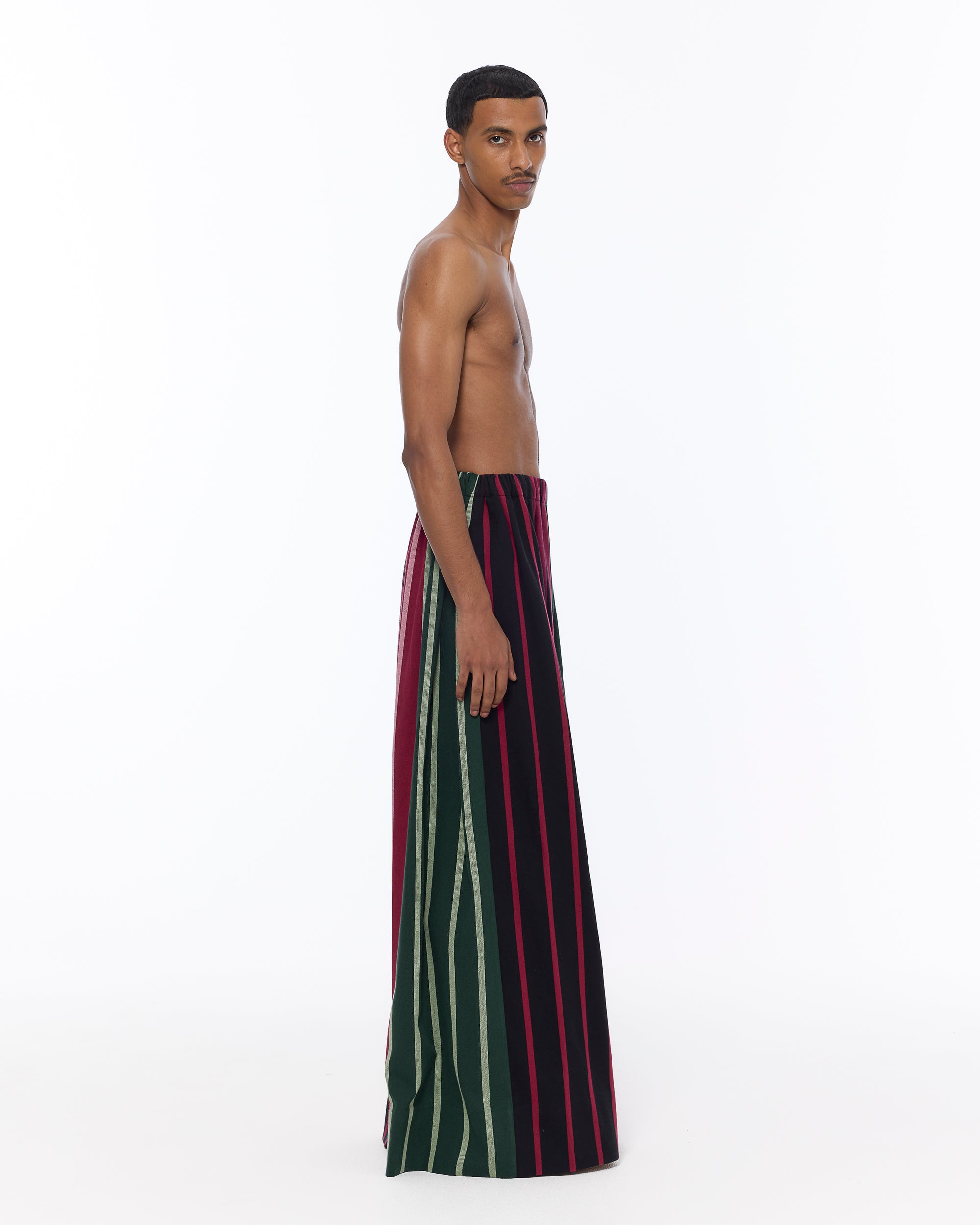 The Wide Leg Pant : Stripe 227