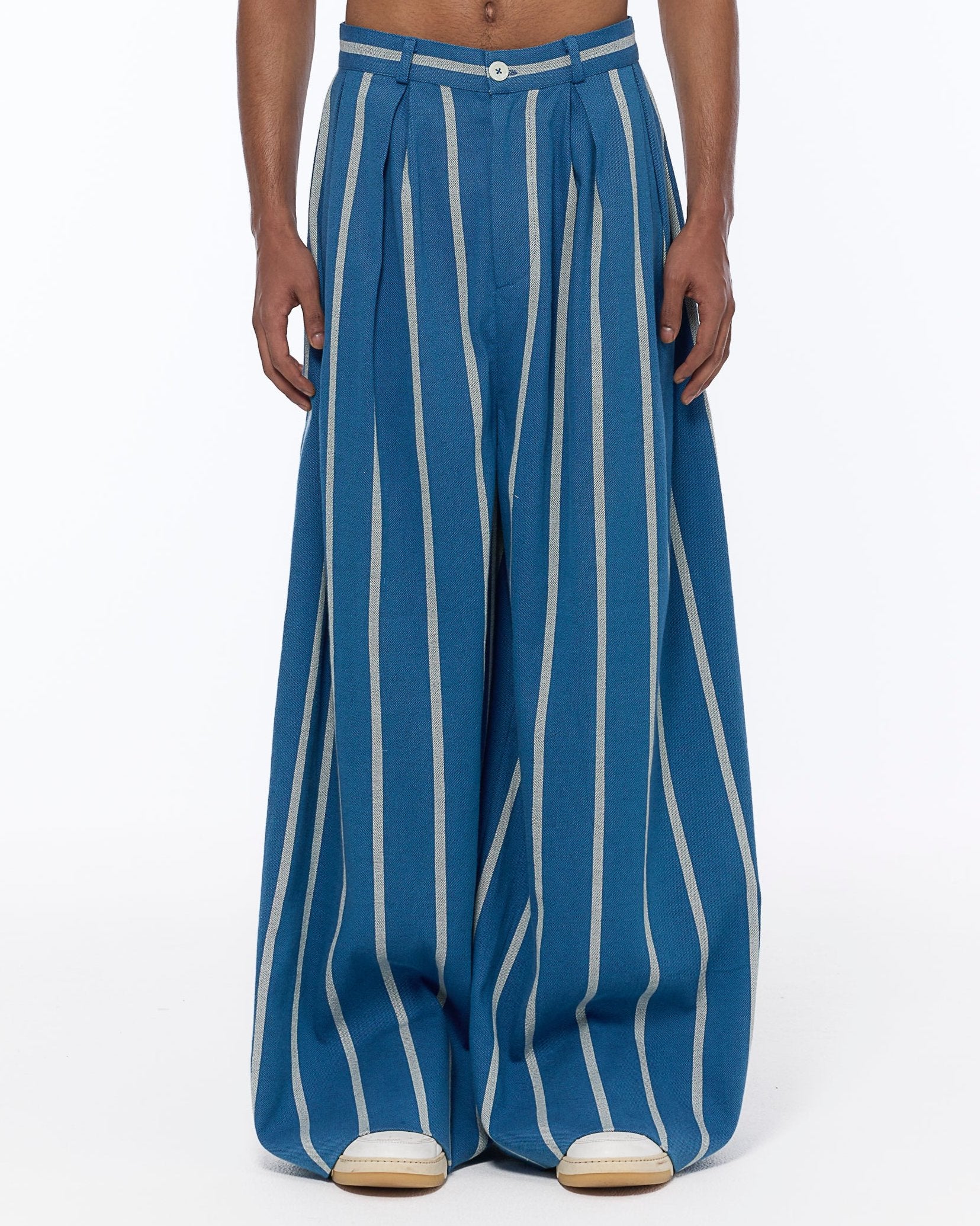 The Mid Rise Pant : Stripe 53