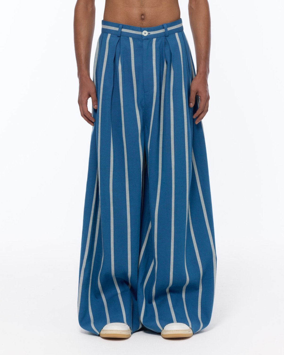 The Mid Rise Pant : Stripe 53