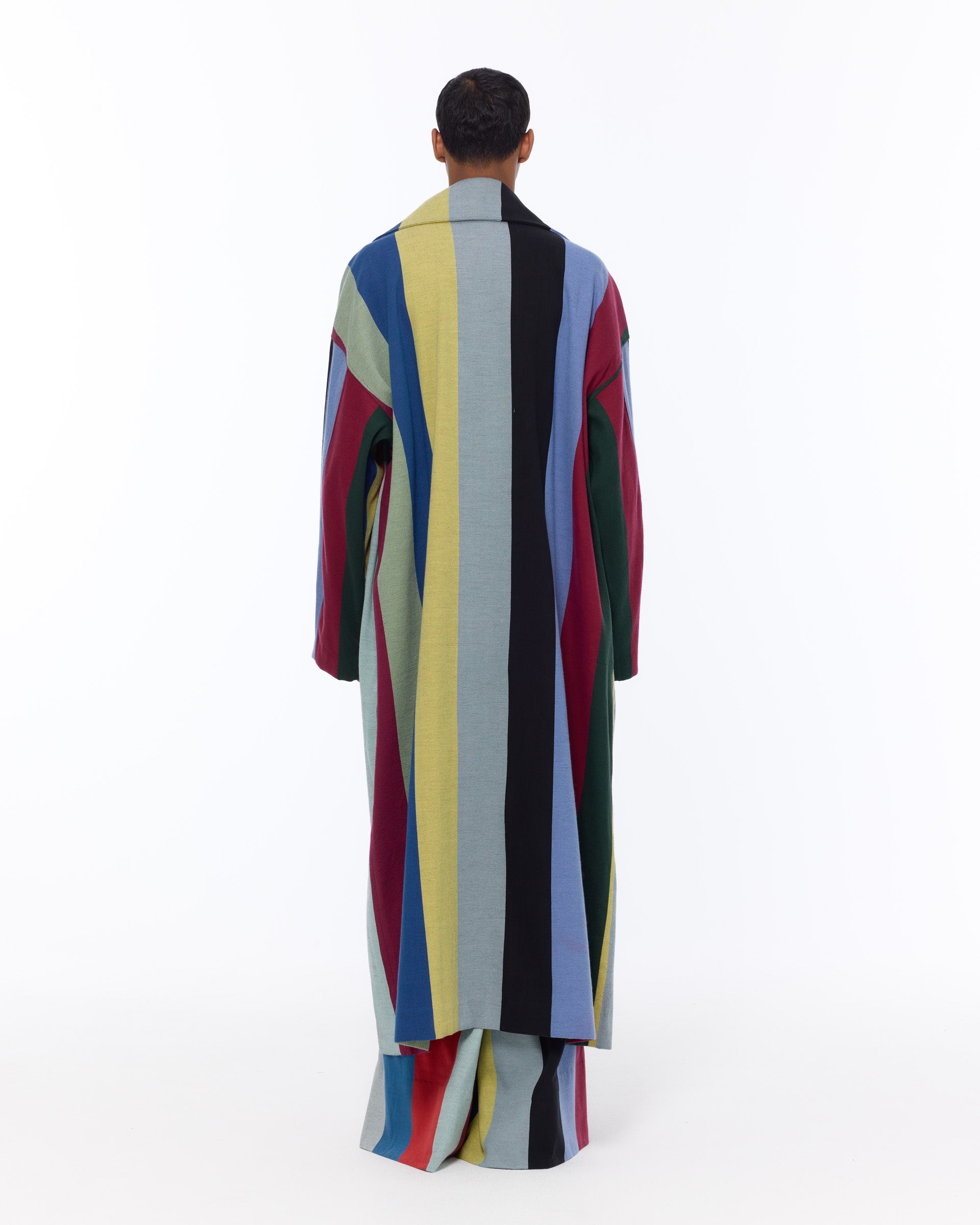 The Blanket Coat : Multicolor Stripe