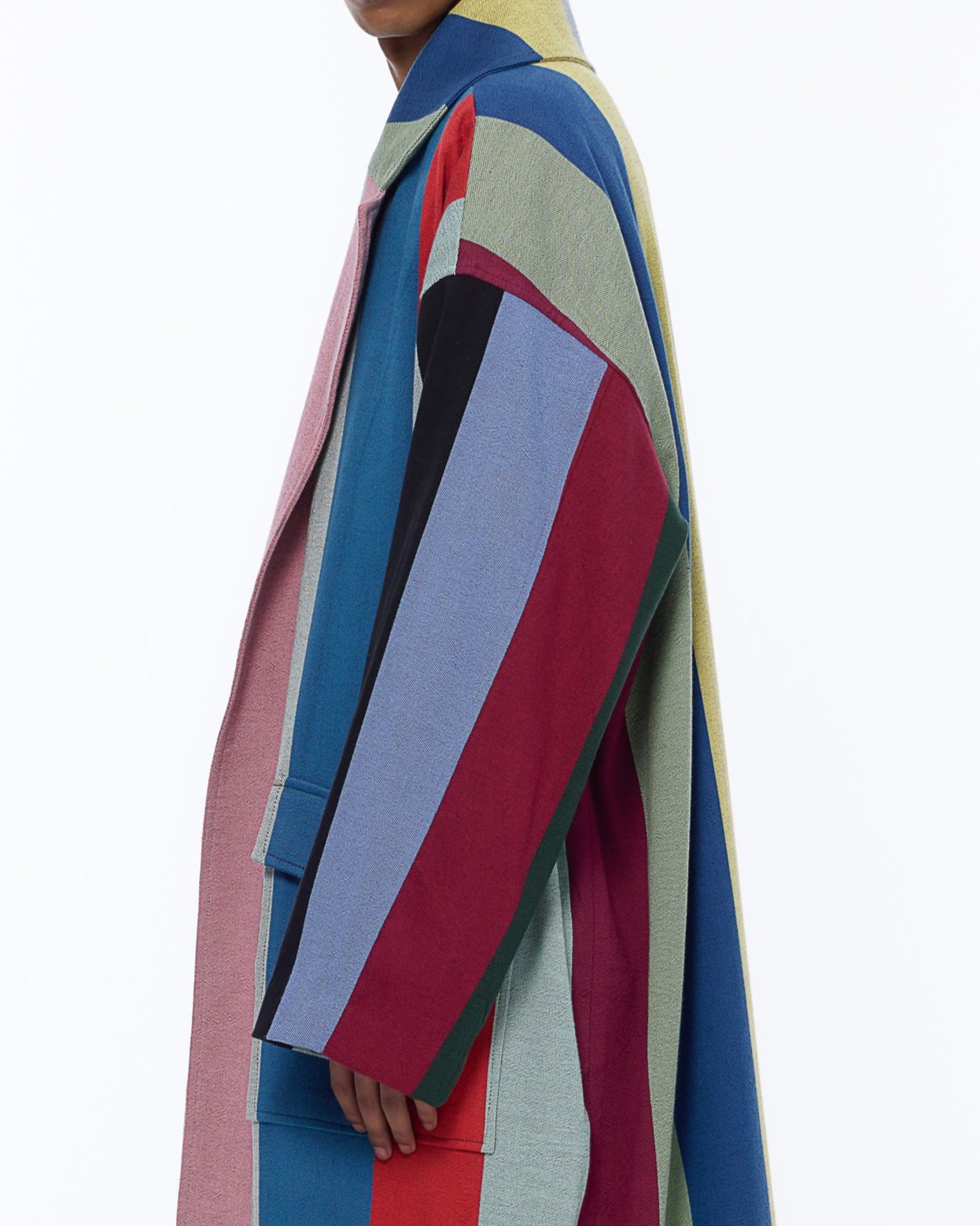 The Blanket Coat : Multicolor Stripe