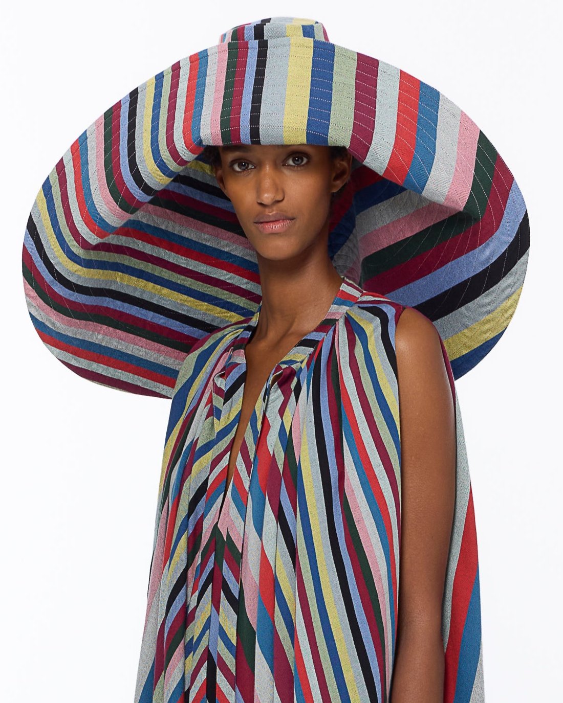 The Pamela Hat : Stripe 71