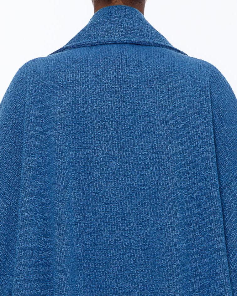 The Blanket Coat : French Blue Boucle