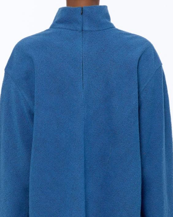 The Turtle Neck Sweater : French Blue Boucle