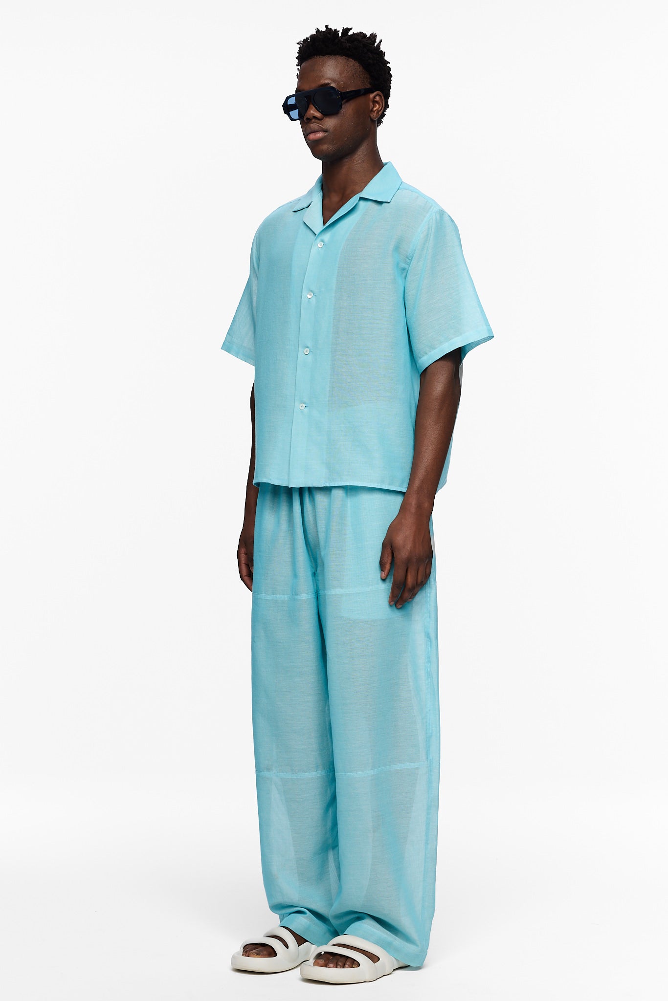 The Petite Camp Shirt : Blue Ciel