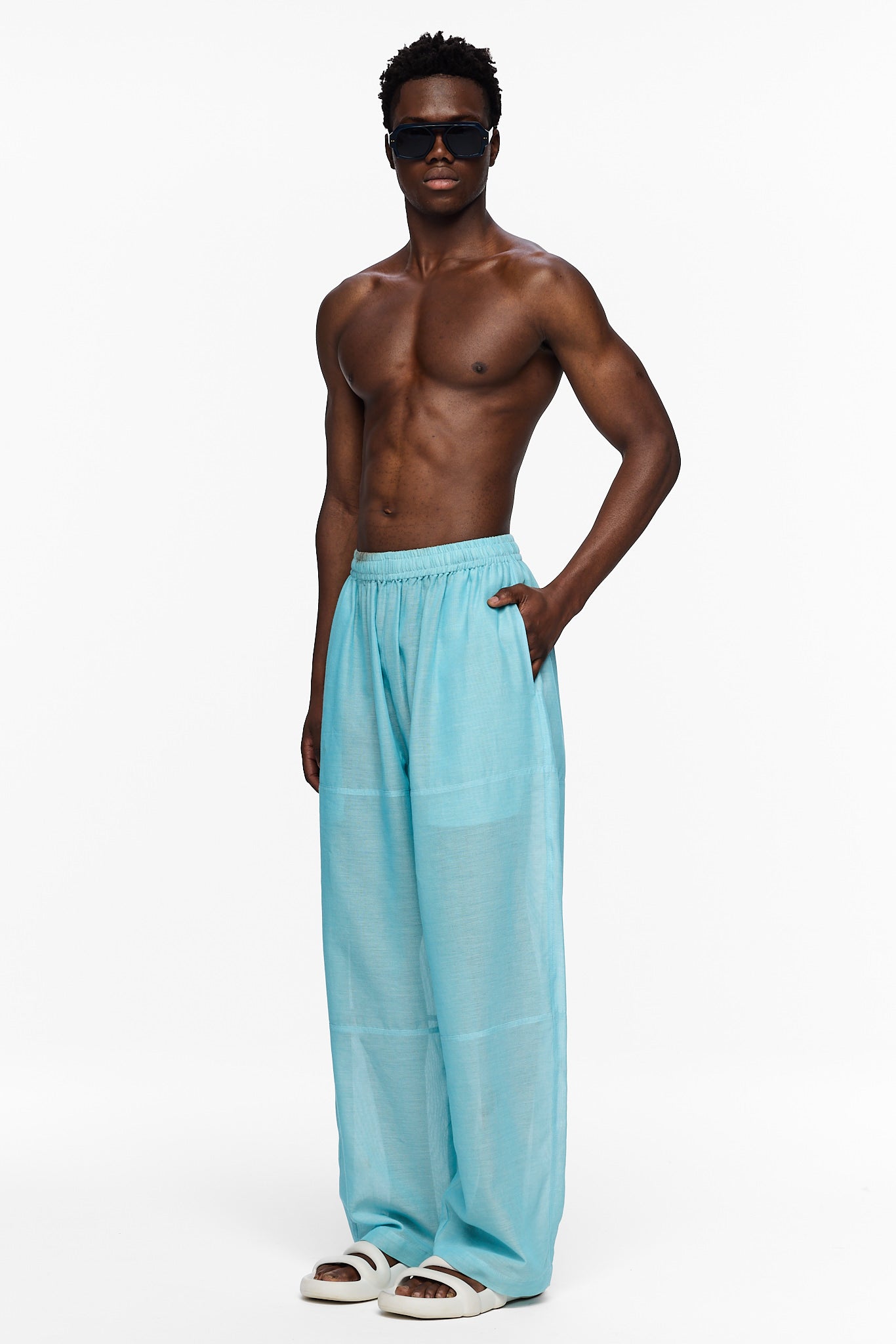 The Parachute Pant : Blue Ciel