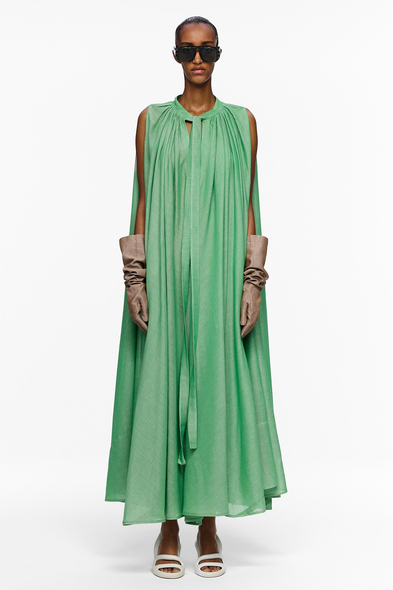 The Cape Dress - Kelly Green