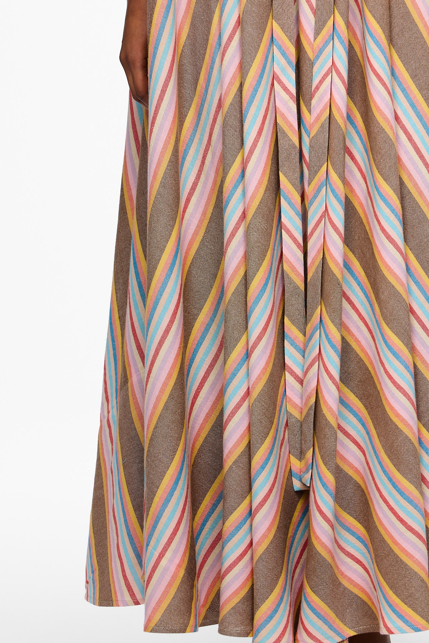 The Cape Dress - Stripe 77