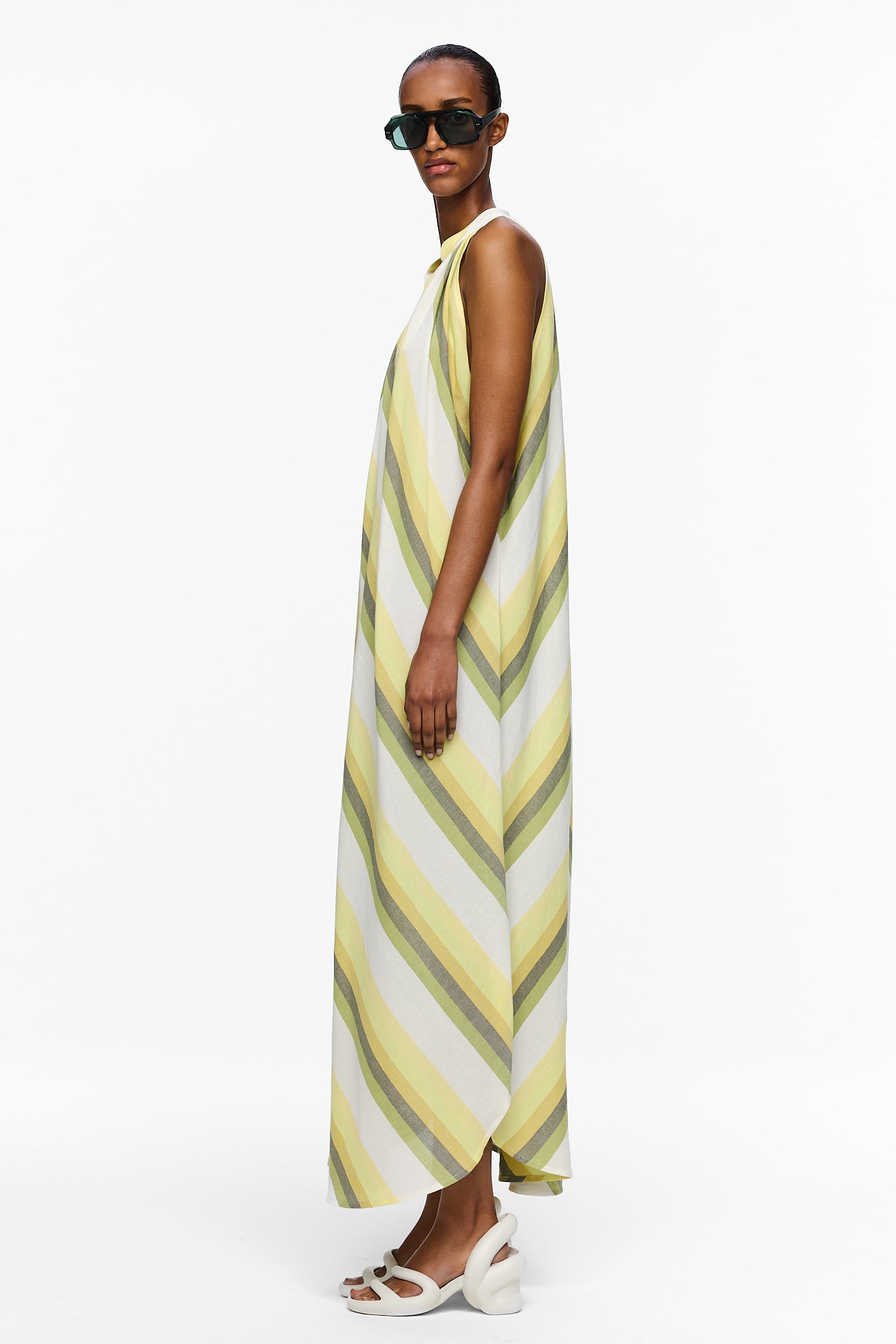 The Halter Dress - Stripe 84