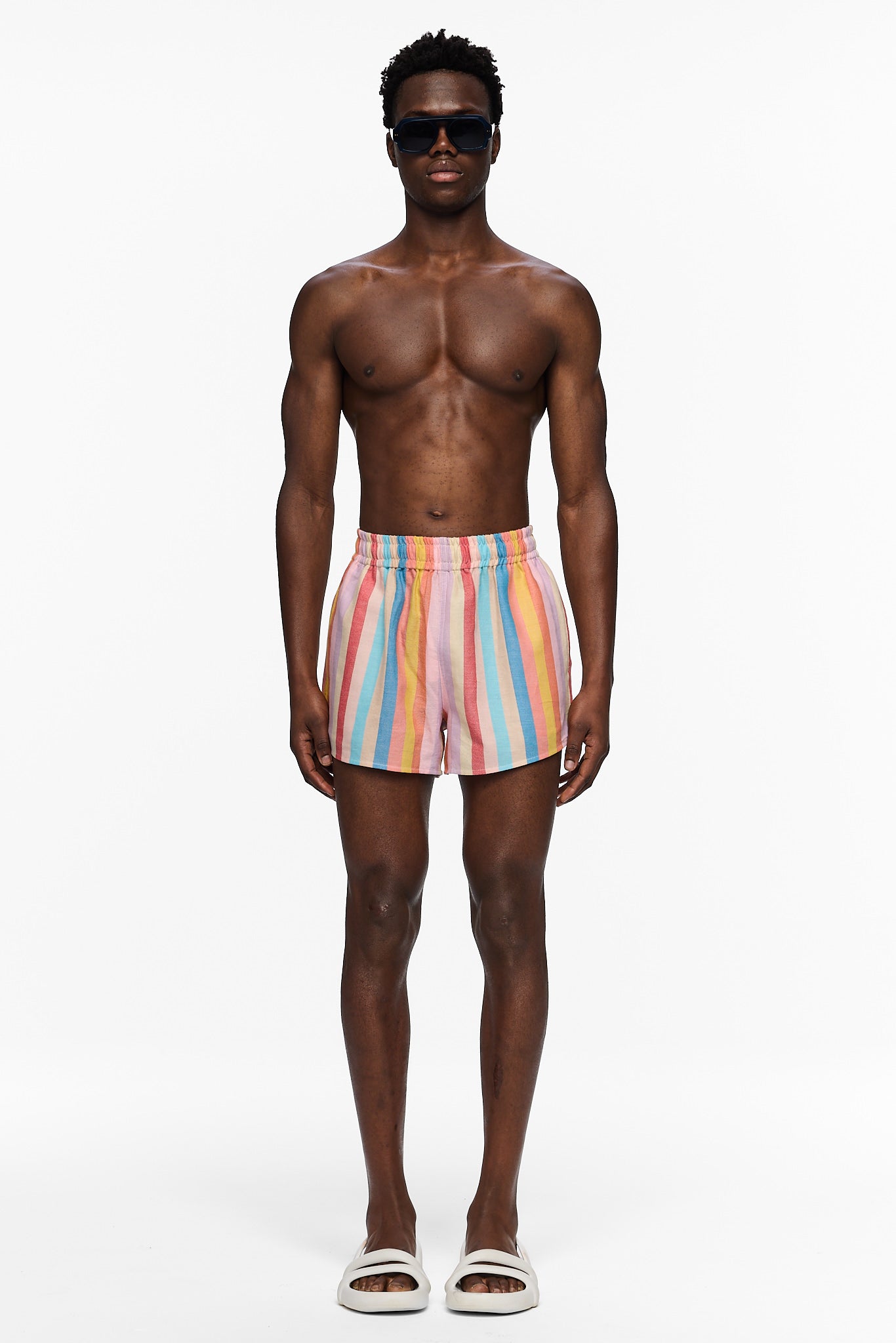 The High Waisted Short - Stripe 92