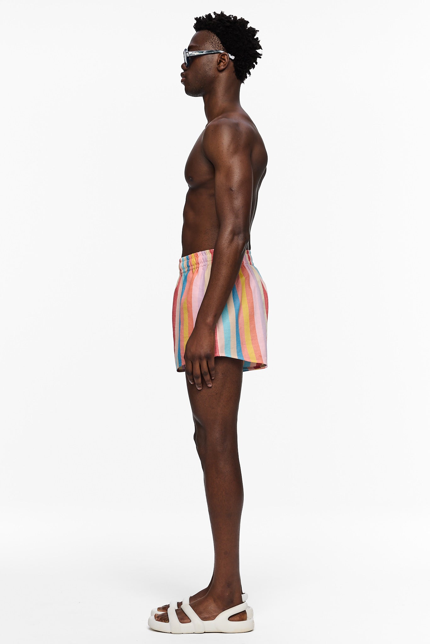 The High Waisted Short - Stripe 92