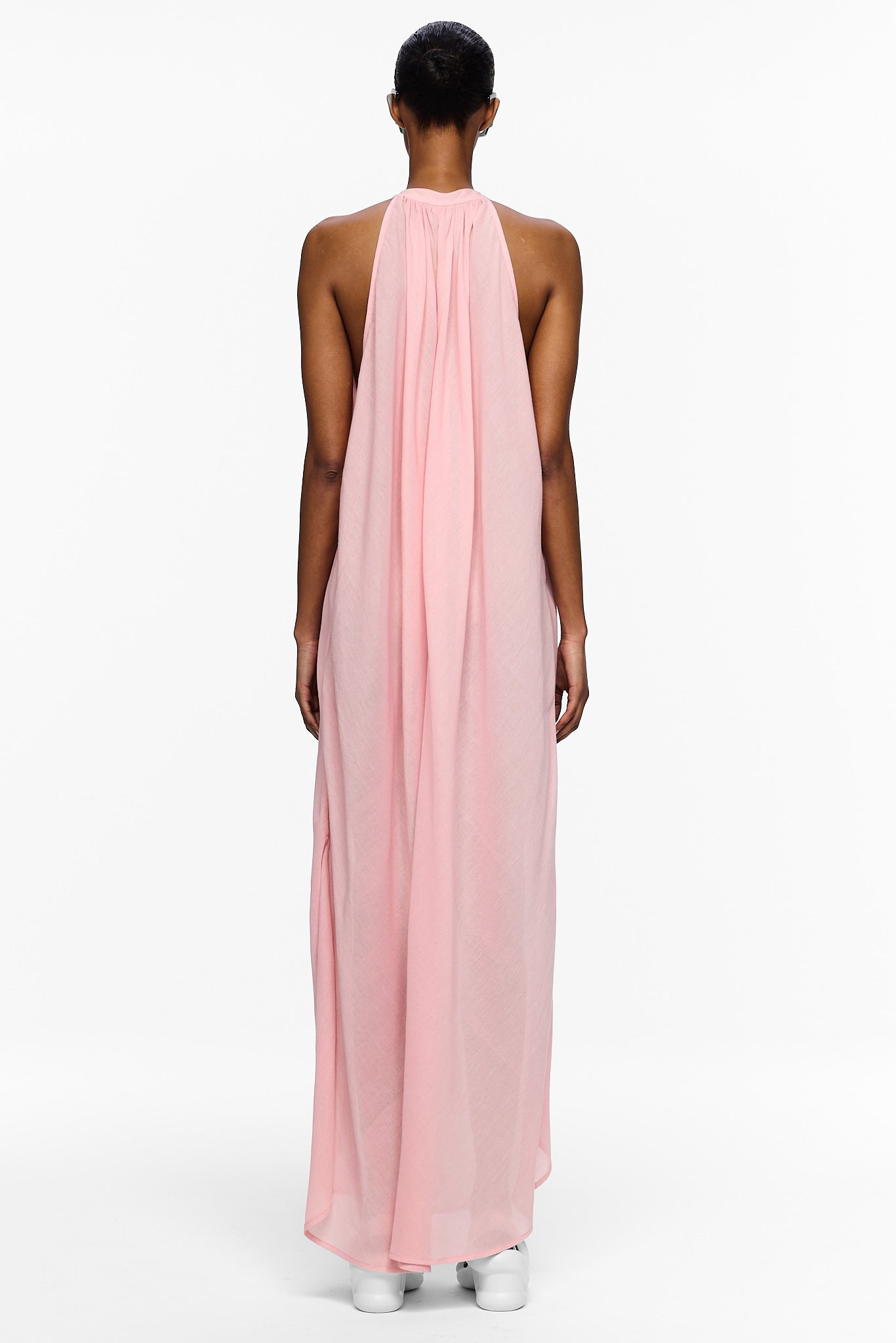 The Halter Dress - Cosmos Pink