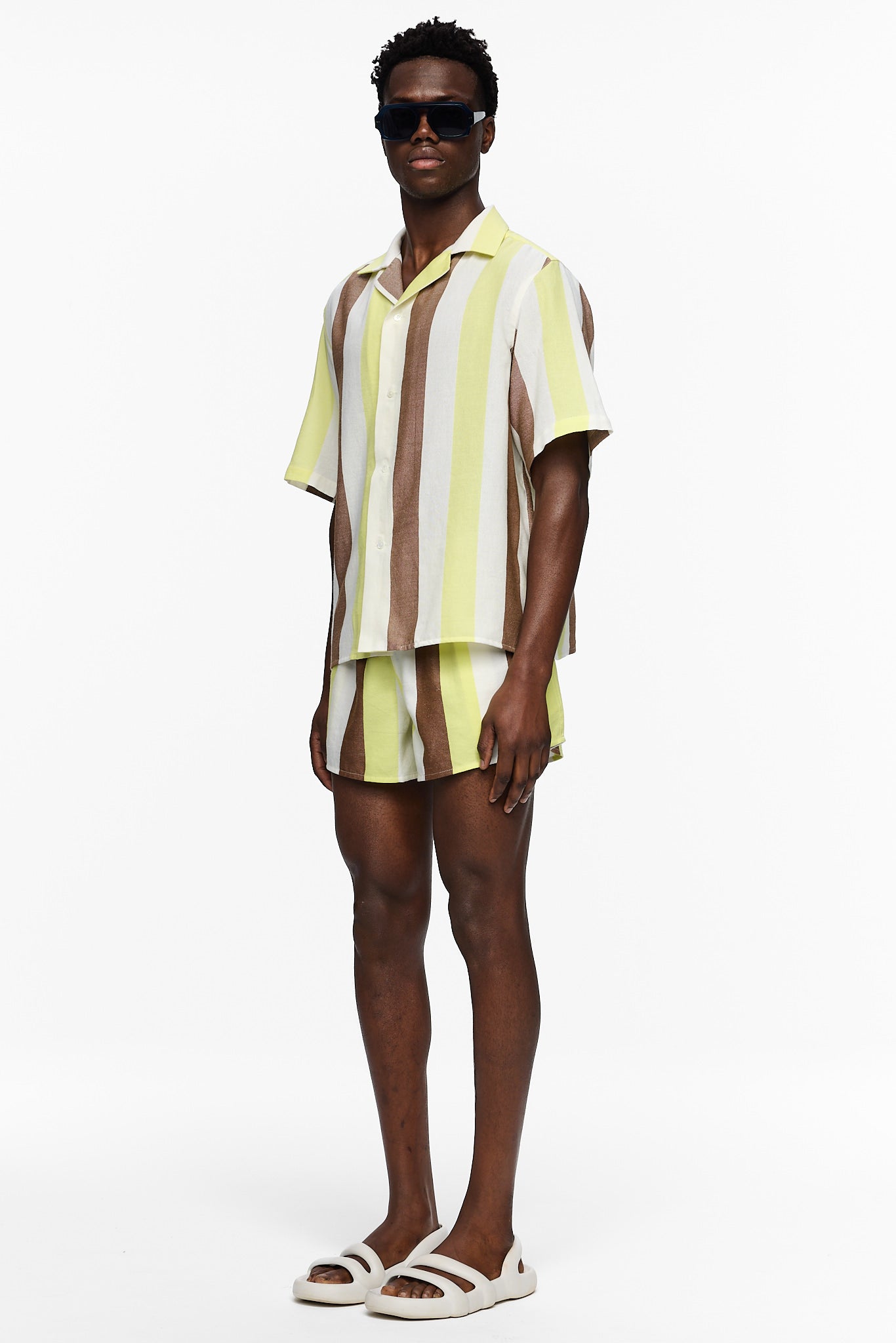 The Petite Camp Shirt : Stripe 19