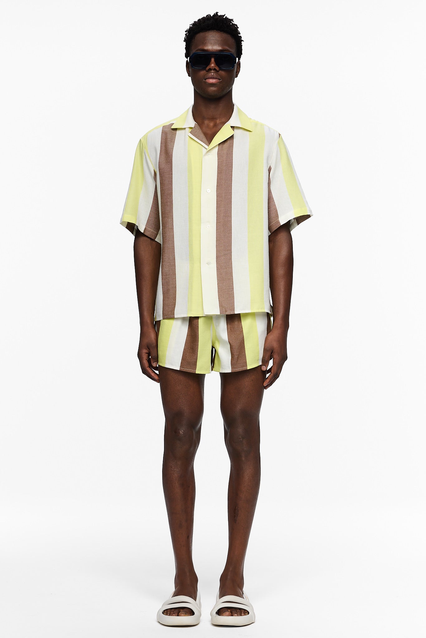 The Petite Camp Shirt : Stripe 19